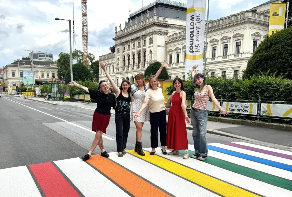 Heute.at - Graz bekommt drei neue Regenbogen-Zebrastreifen
