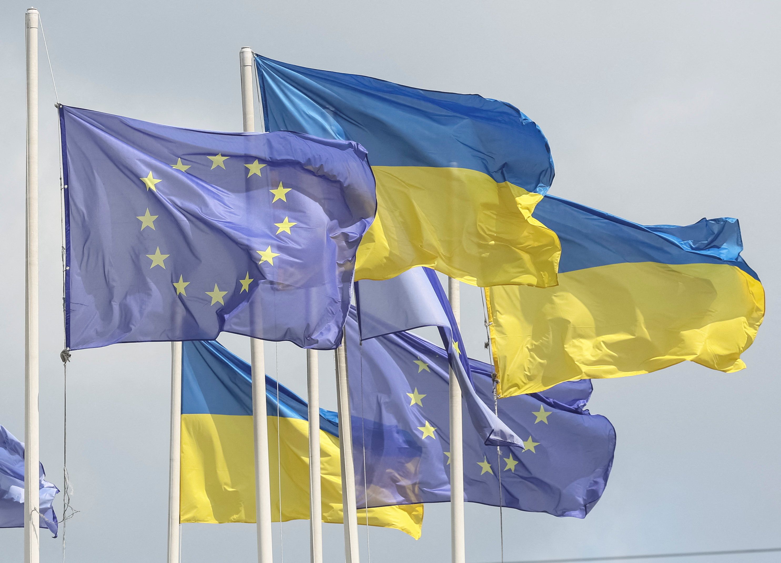 Acht EU-Länder drängen auf den vollen Beitritt der Ukraine zur Europäischen Union.