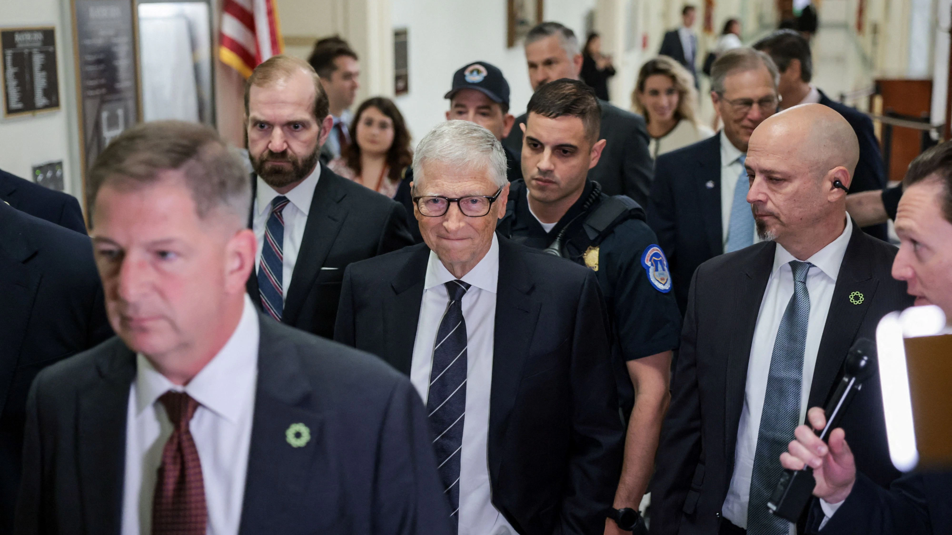 Bill Gates arrives for a closed door interview before the House Oversight Committee investigating late financier and sex offender Jeffrey Epstein, on Capitol Hill in Washington, D.C., U.S., June 10, 2026. REUTERS/Jonathan Ernst