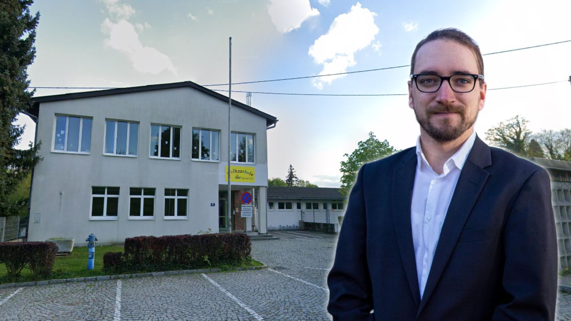 Die Volksschule in Aschach an der Donau steht laut Bürgermeister Dietmar Groiss wohl vor dem Abriss.