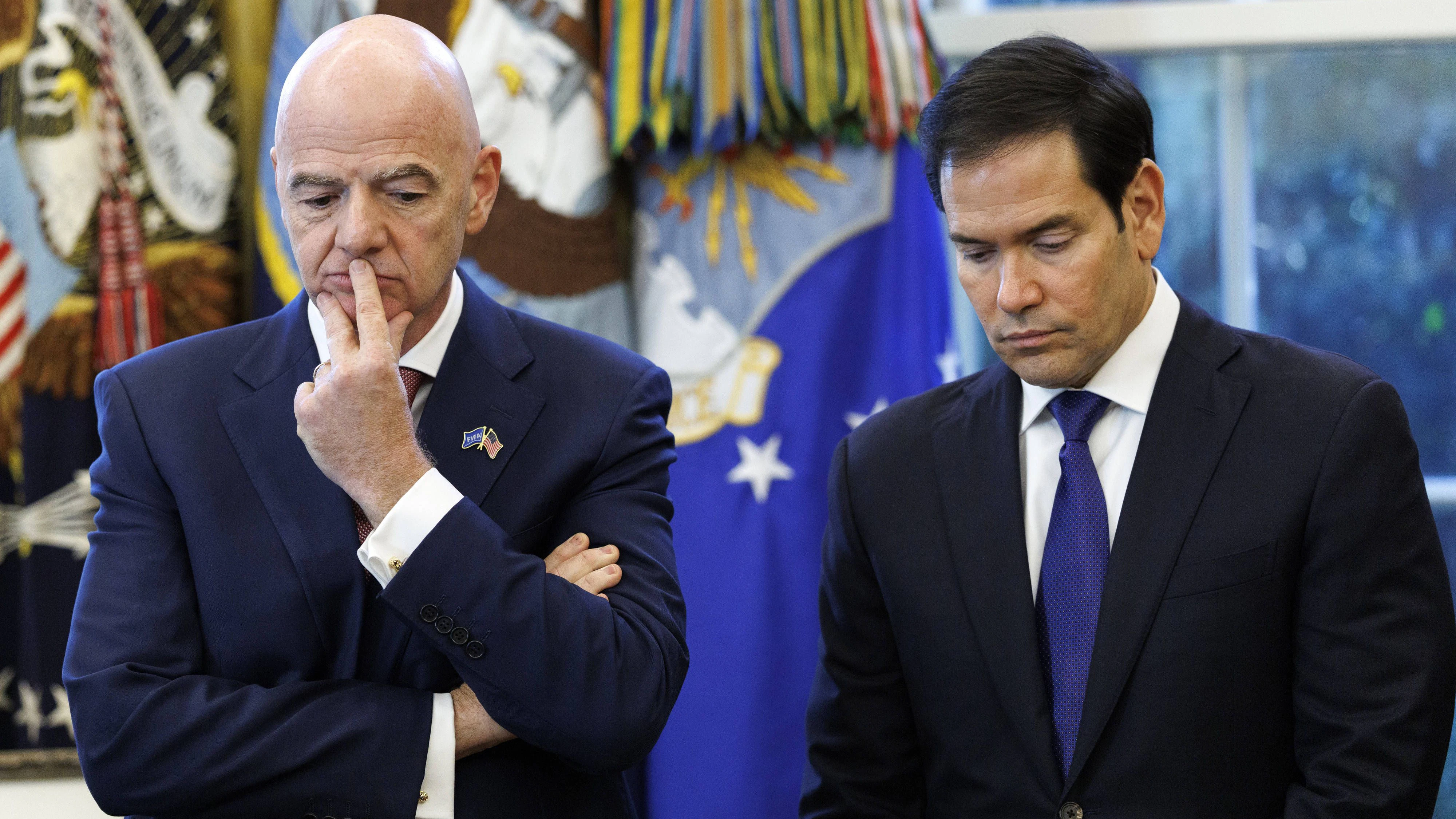 Gianni Infantino und US-Außenminister Marco Rubio 