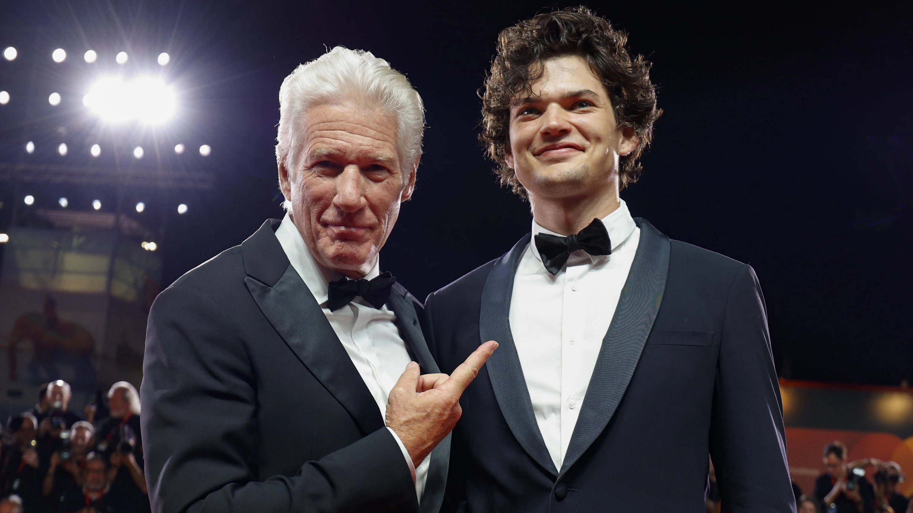 Richard Gere und Homer James Jigme Gere