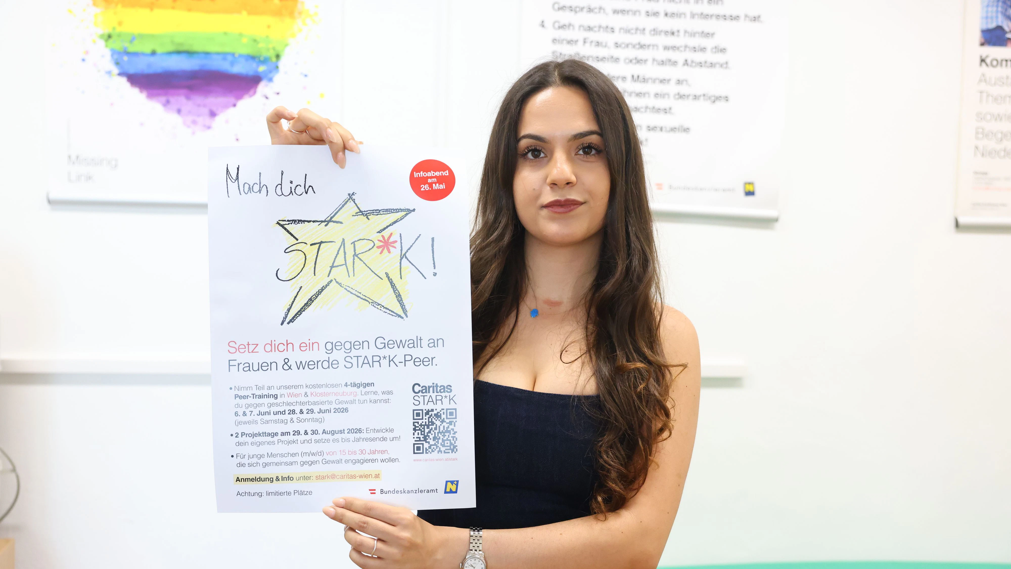 Star*k-Projektkoordinatorin Nadine Dimmel ist eine Stimme gegen Gewalt an Frauen.