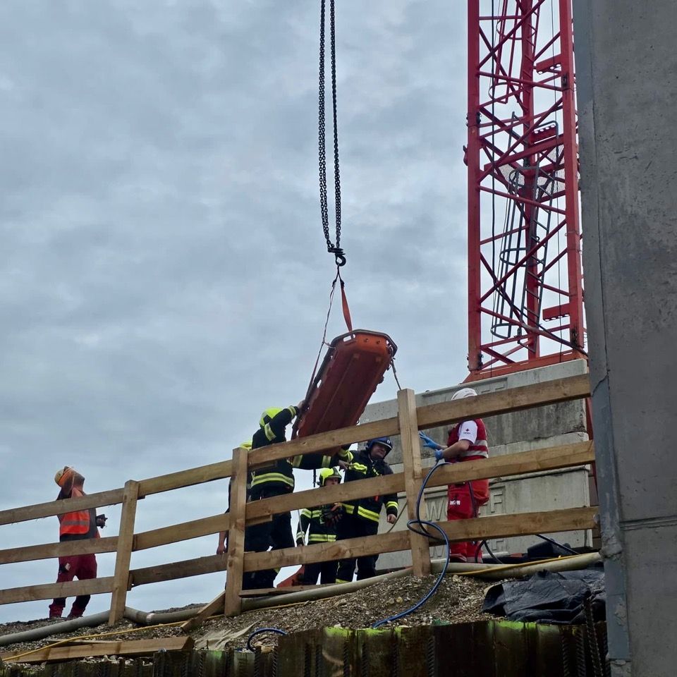 Am Mittwoch kam es auf einer ÖBB-Baustelle in Ebenfurth zu einem Unfall.