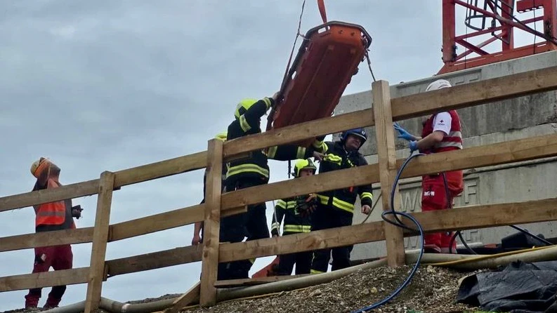 Am Mittwoch kam es auf einer ÖBB-Baustelle in Ebenfurth zu einem Unfall.