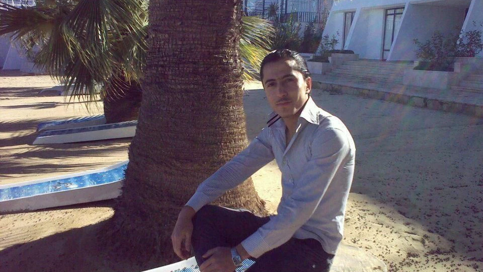 Omar Khir Alanam vor der Flucht aus Syrien.