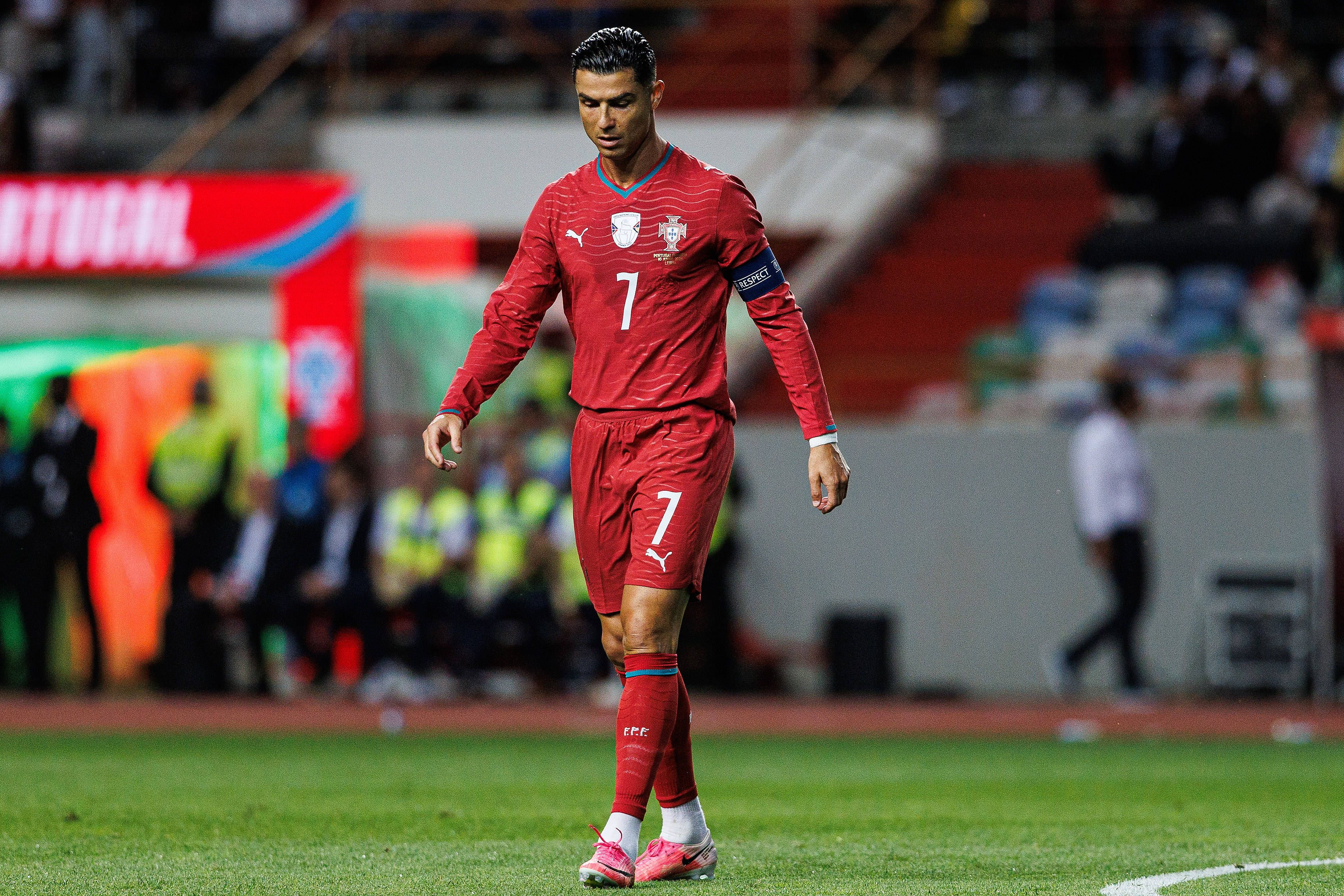 Cristiano Ronaldo dos Santos Aveiro erlebte einen schweren Abend.