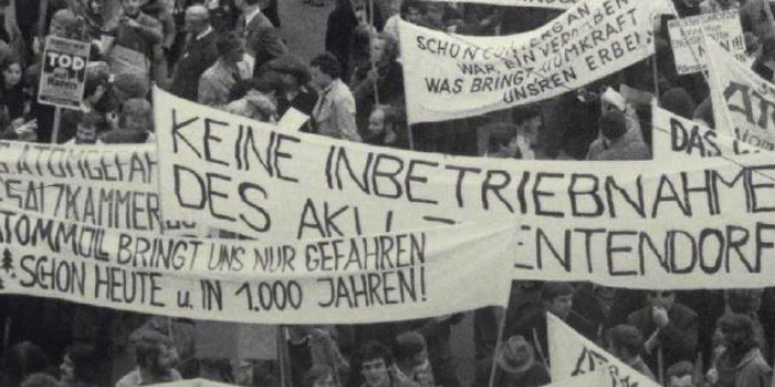Proteste gegen die Inbetriebnahme von Zwentendorf
