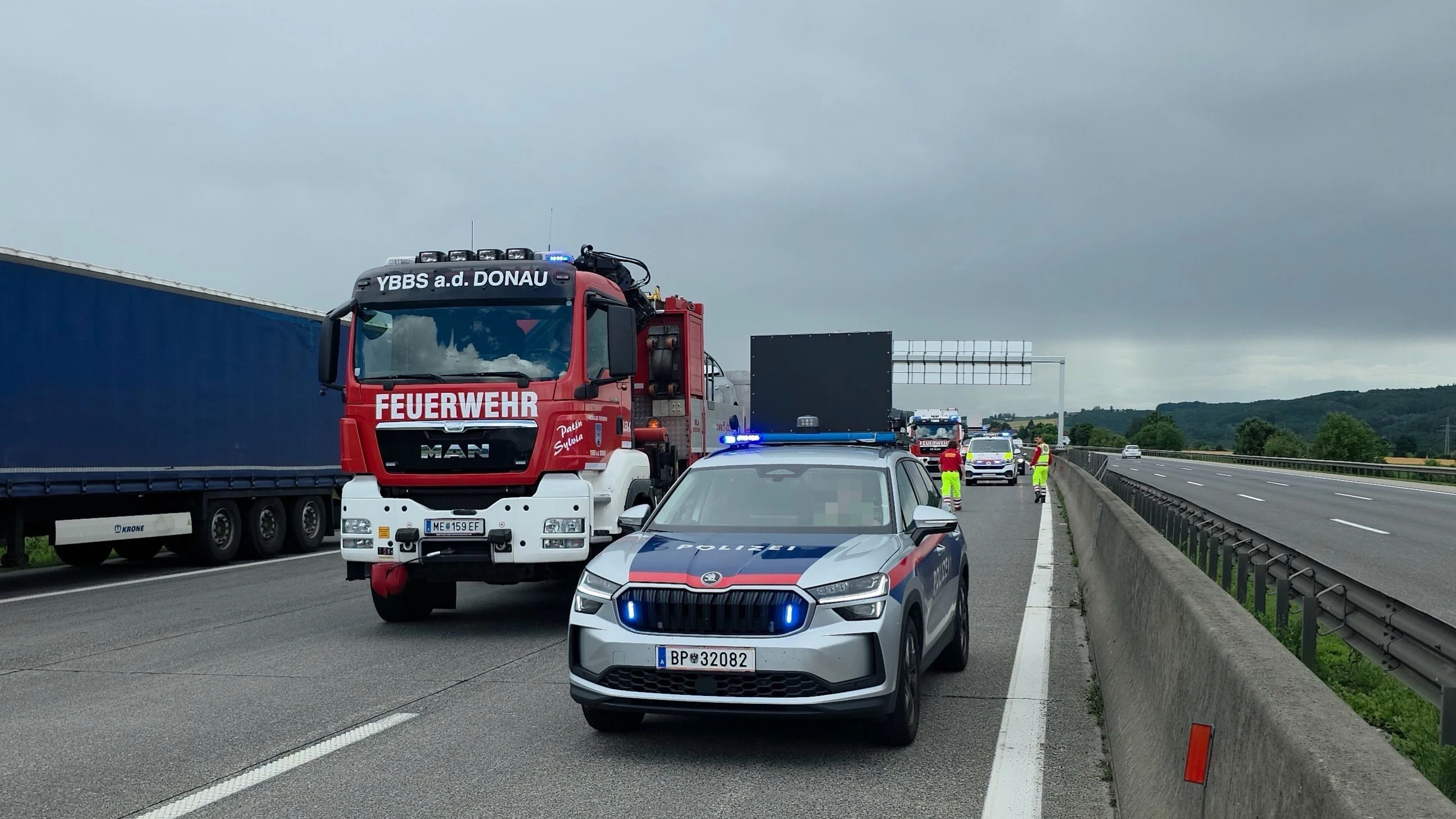 Auf der A1 kam es zu mehreren Unfällen. (Archivbild)