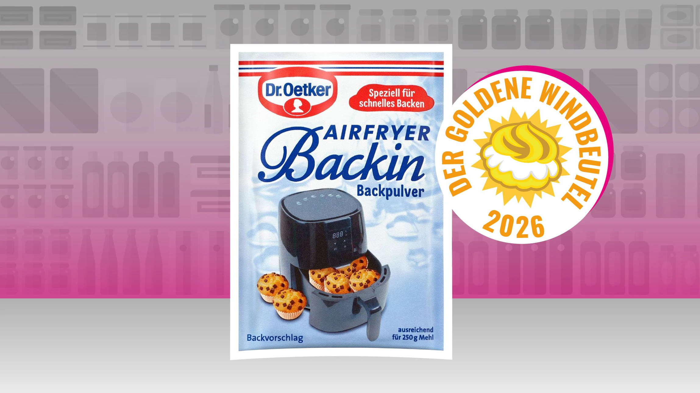 Airfryer Backin Backpulver von Dr. Oetker