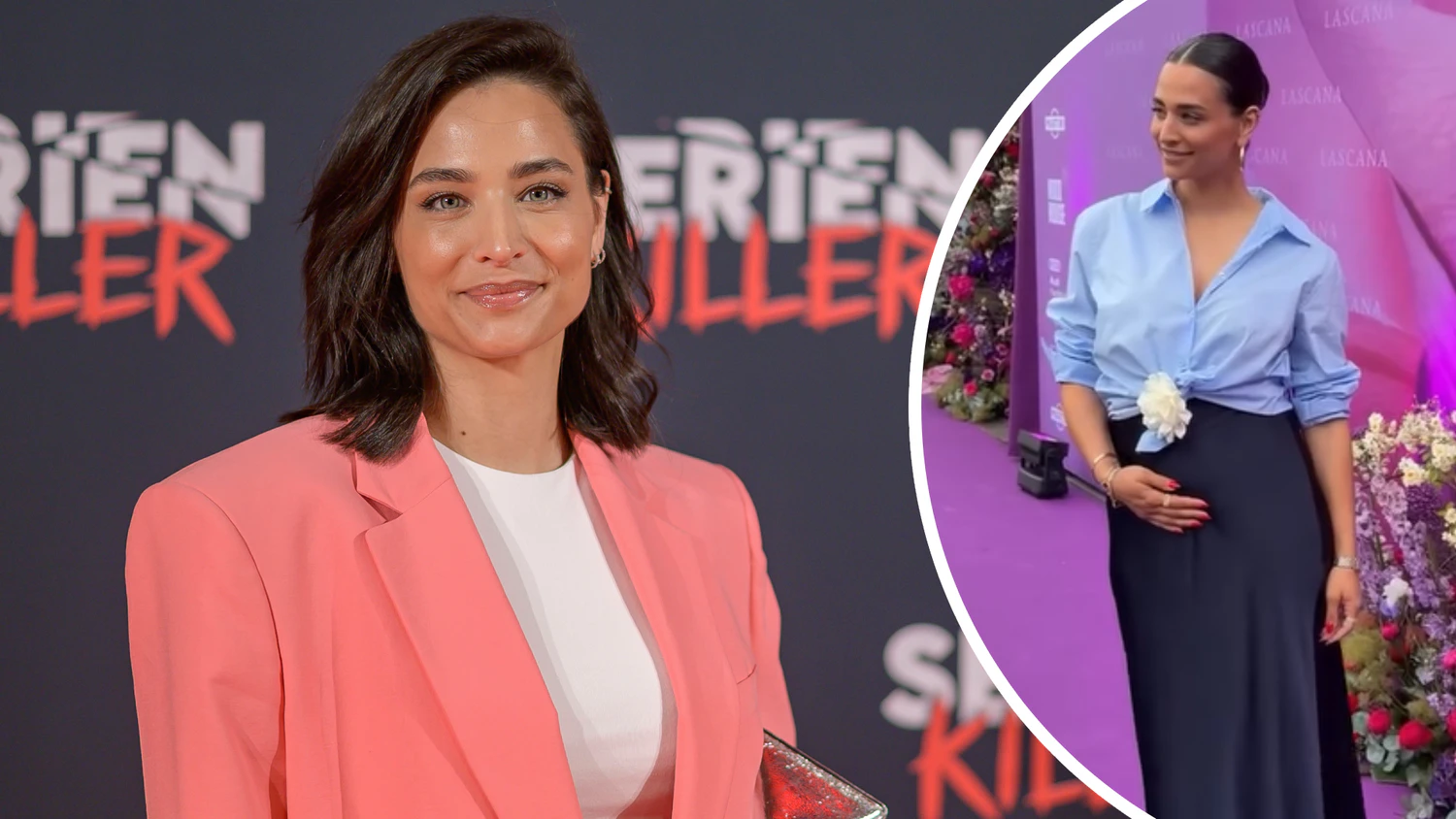 Amira Aly zeigt nun erstmals bei einem Event ihren Babybauch.
