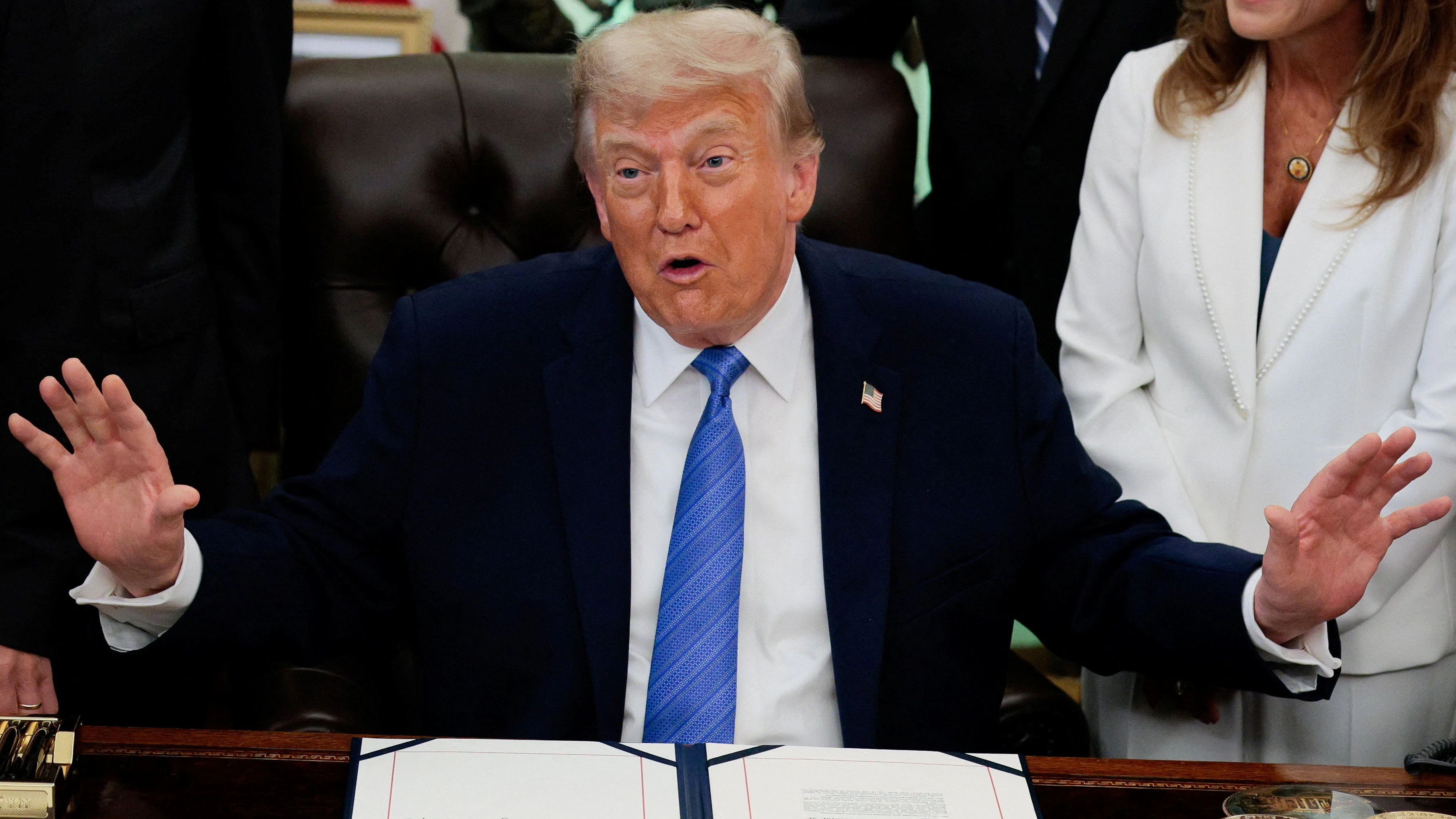 US-Präsident Donald Trump irritierte mit seinen Aussagen zur Inflation.