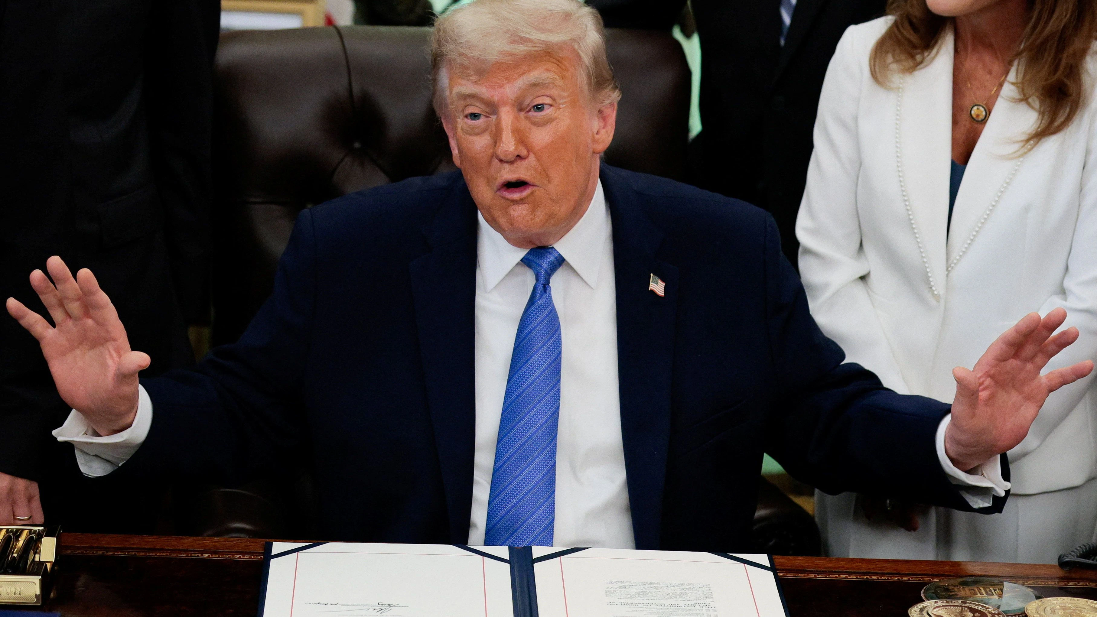 US-Präsident Donald Trump irritierte mit seinen Aussagen zur Inflation.