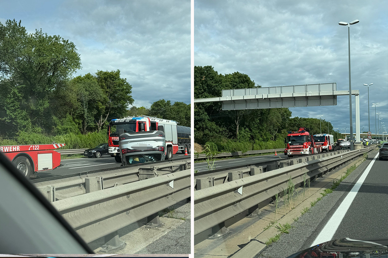 Der Unfall sorgte für erheblichen Stau am Donnerstag in der Früh.