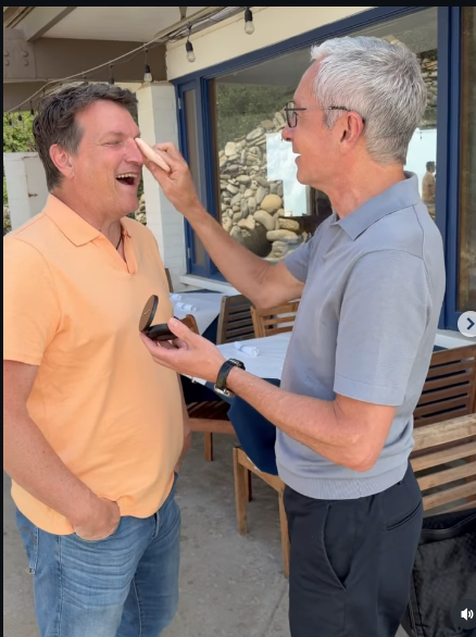 Andi Herzog (l.) und Rainer Pariasek berichten aus den USA vom ÖFB-Team.