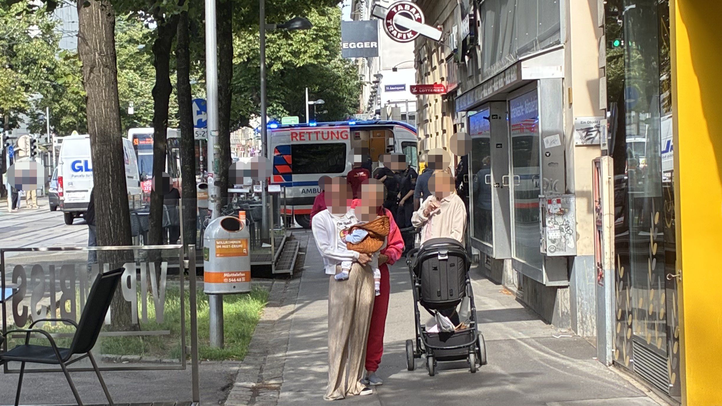 Schock-Szenen am Donnerstagnachmittag in Wien-Penzing!