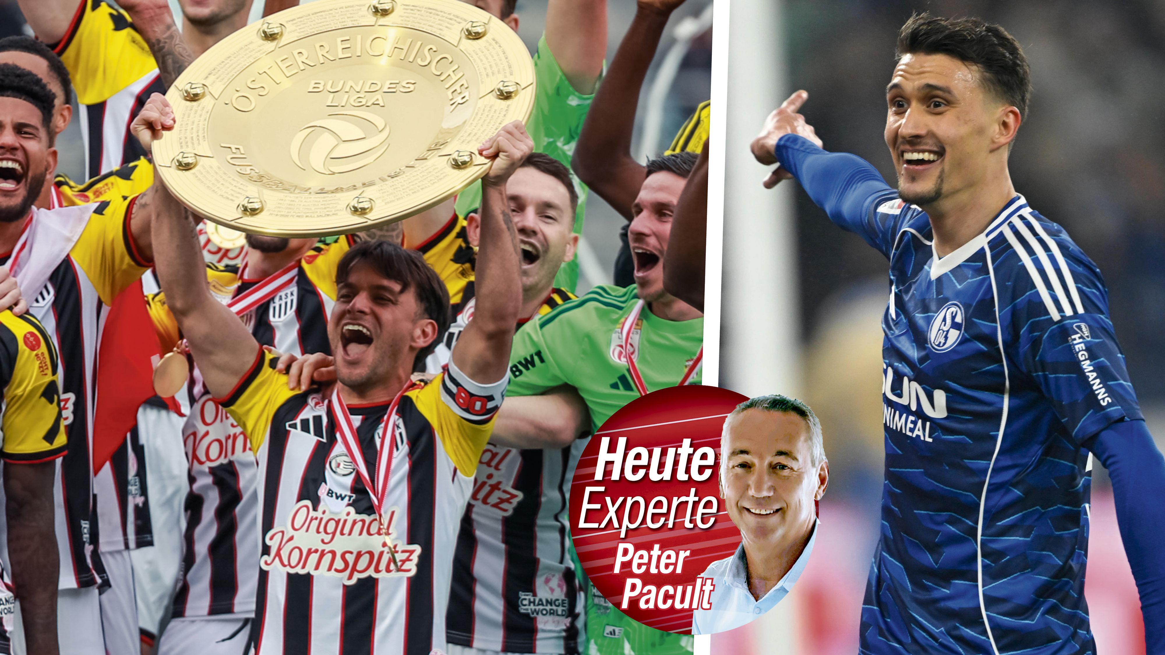 Dejan Ljubicic (r.) würde für Christoph Baumgartner in das Nationalteam nachnominiert. LASK-Meisterkapitän Sascha Horvath (l.) ging leer aus.