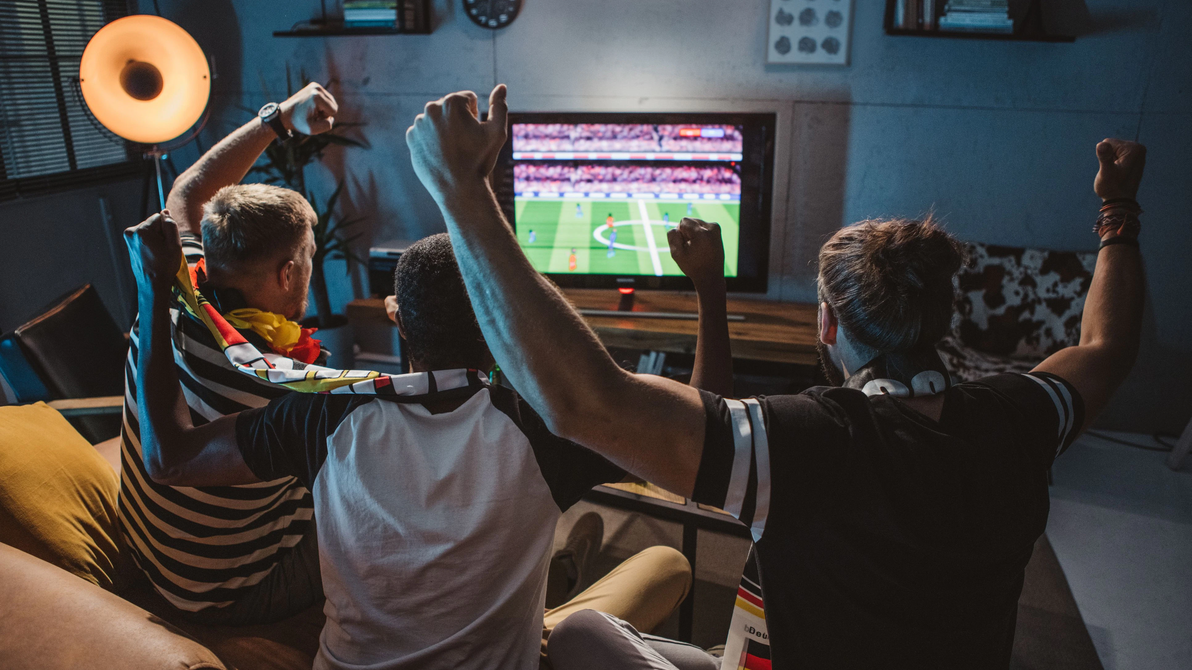 Fußball am Abend...