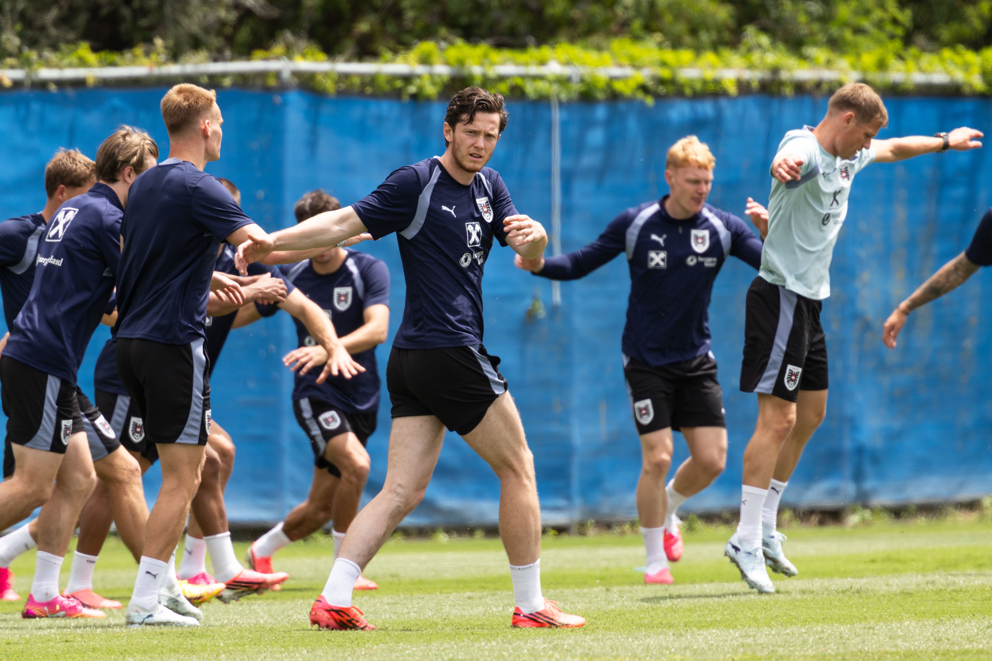 Gregoritsch bereitet sich mit dem Team auf die WM vor.