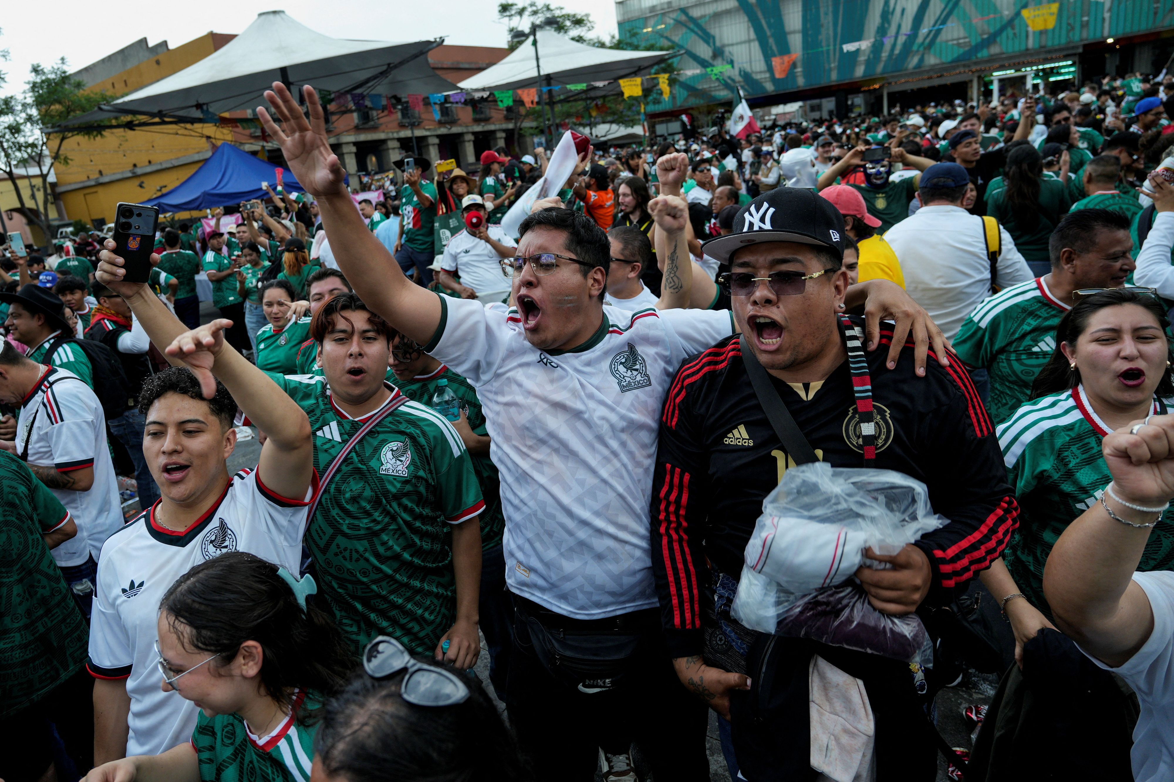 Die Fans in Mexiko feierte ausgelassen. 