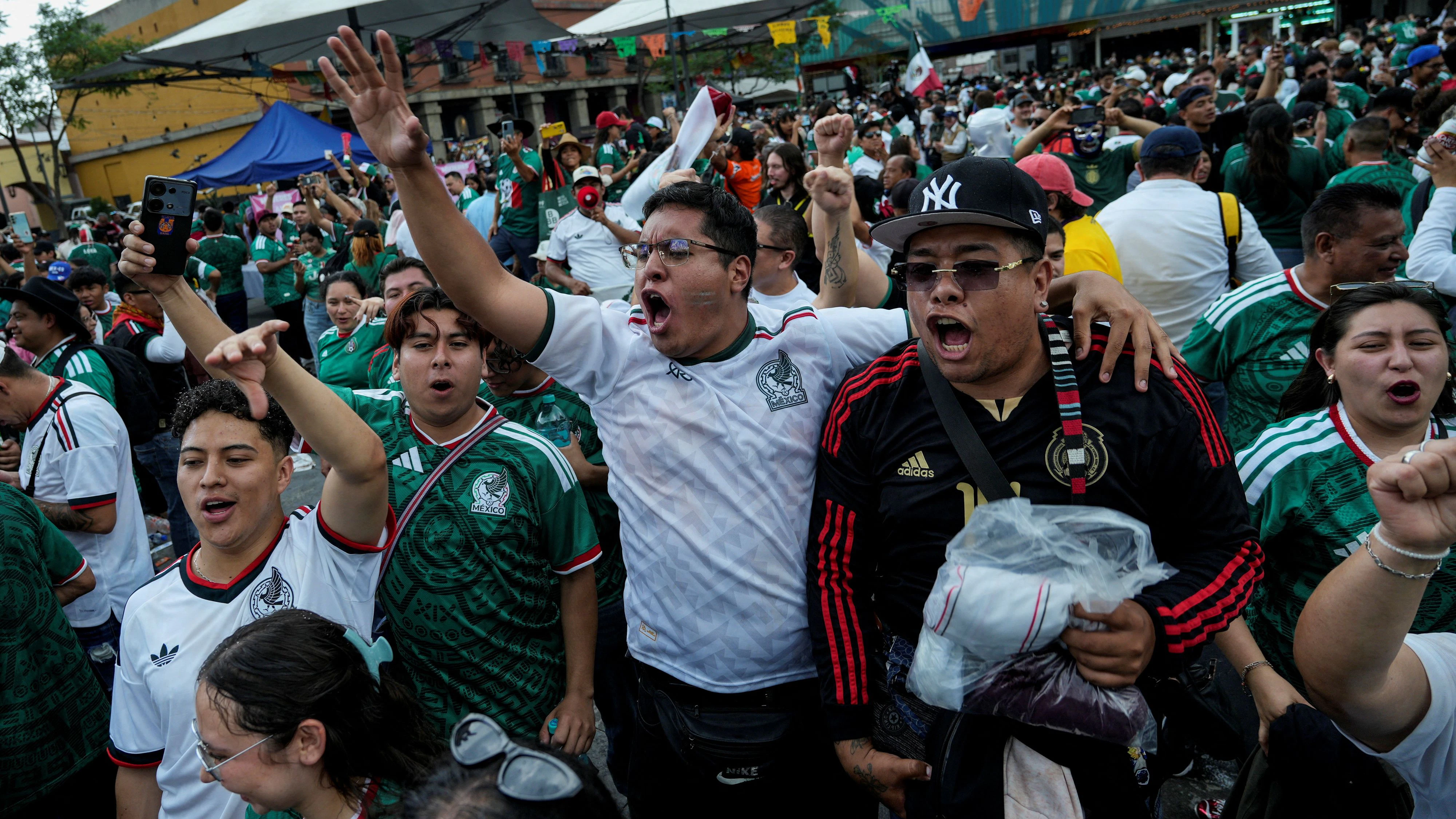 Die Fans in Mexiko feierte ausgelassen. 