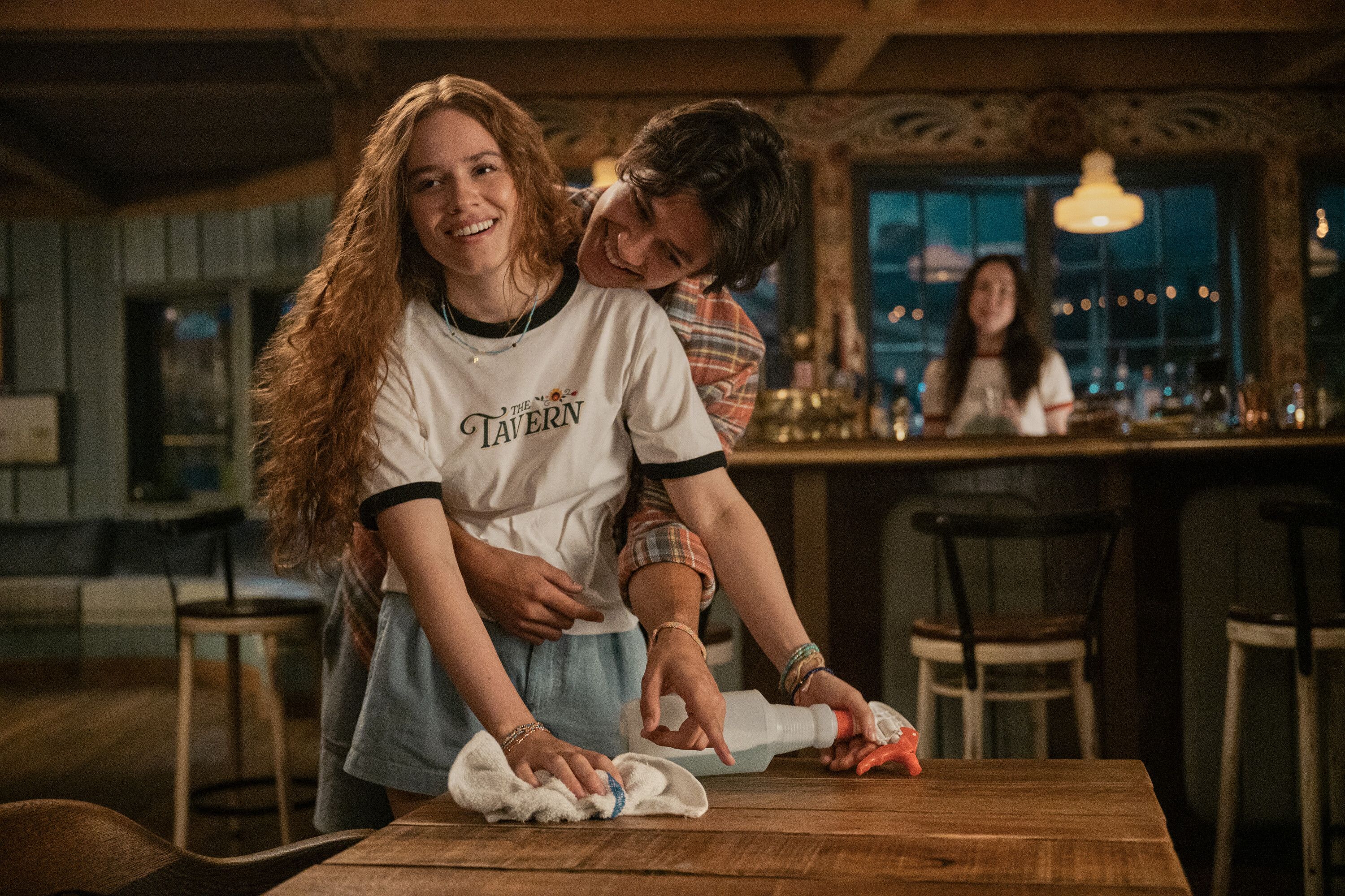 Sadie Soverall as Percy Fraser, Matt Cornett as Sam Florek