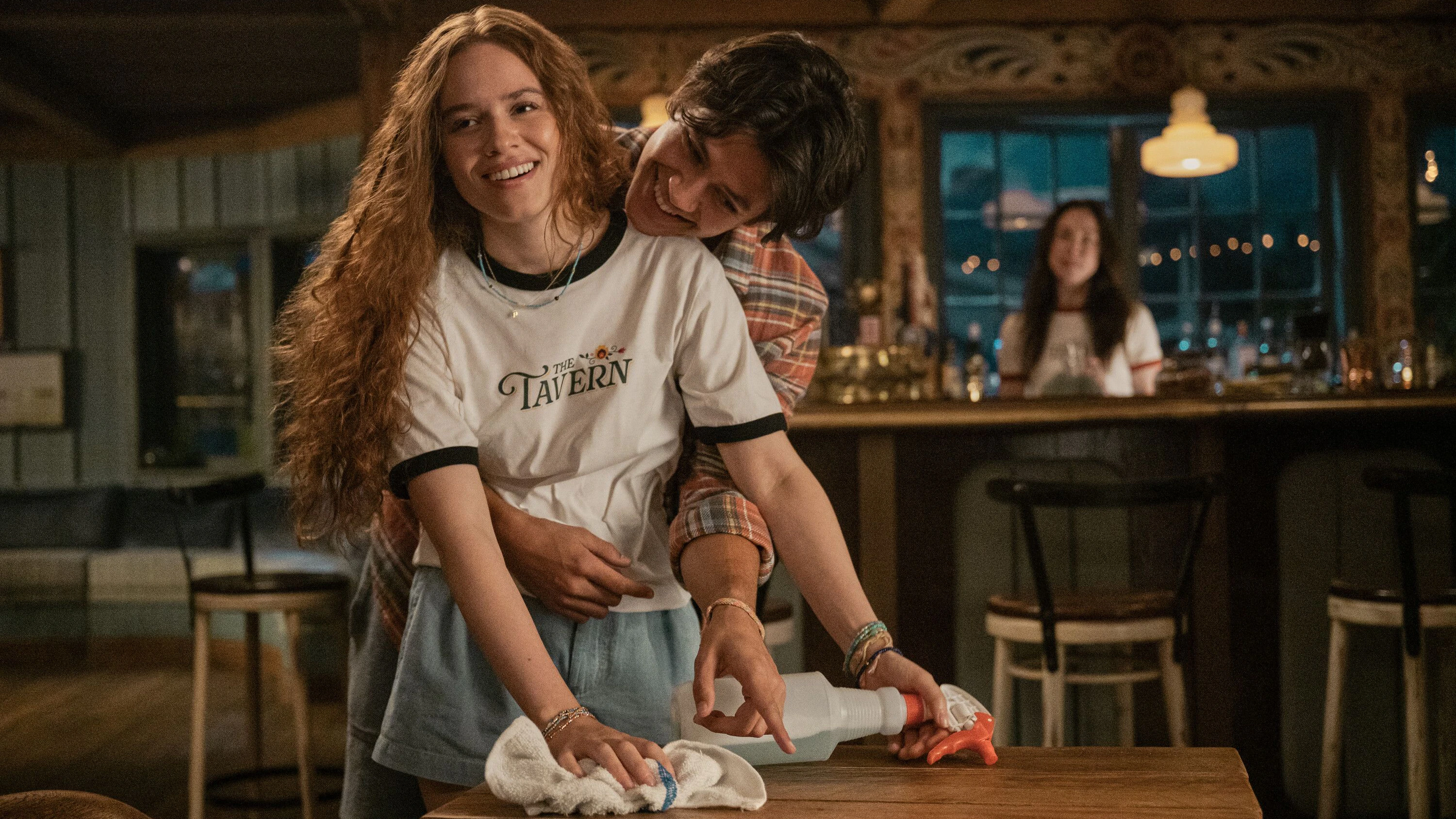 Sadie Soverall as Percy Fraser, Matt Cornett as Sam Florek