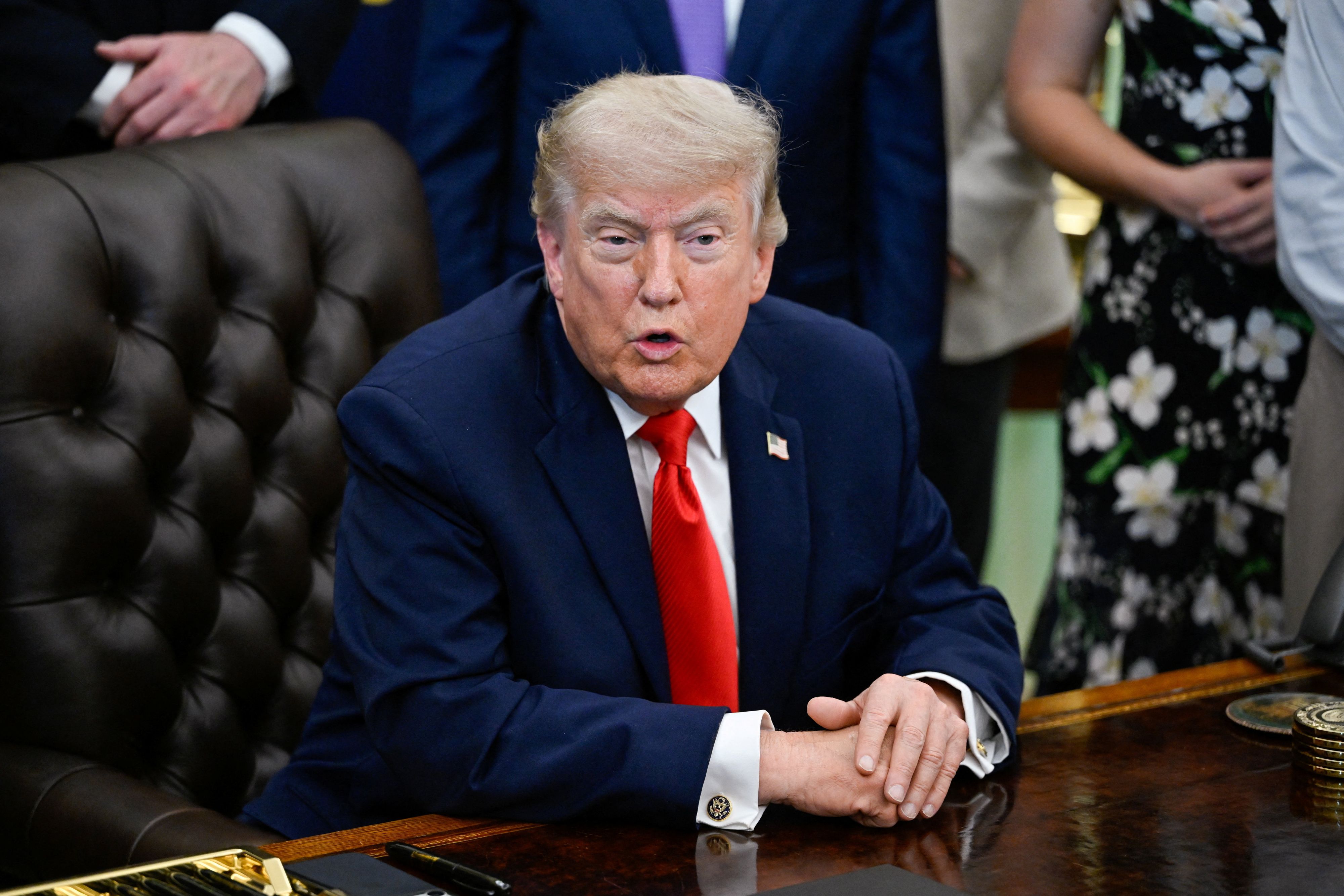 US-Präsident Donald Trump verkündet einen Deal mit dem Iran. 