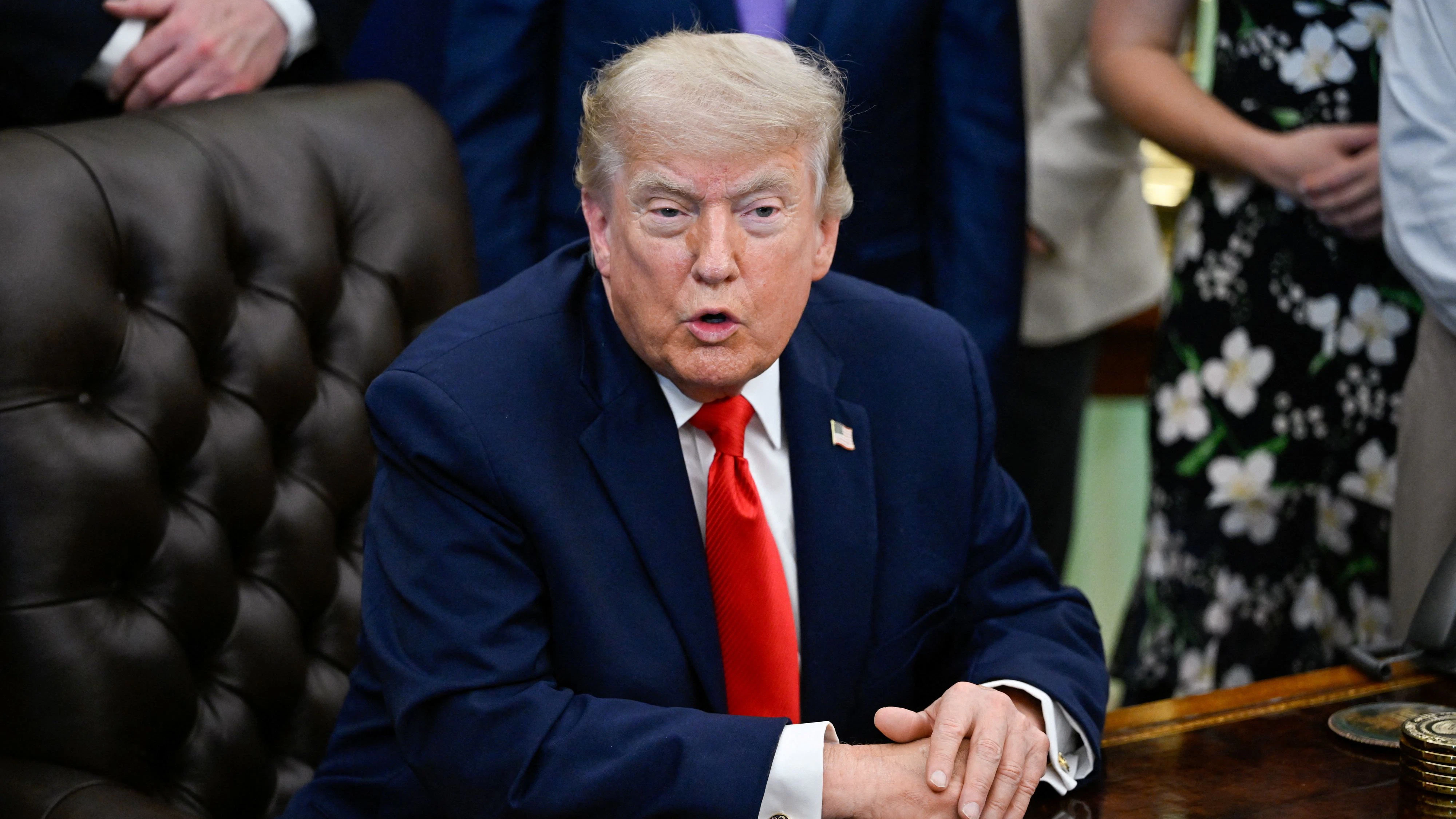 US-Präsident Donald Trump verkündet einen Deal mit dem Iran. 