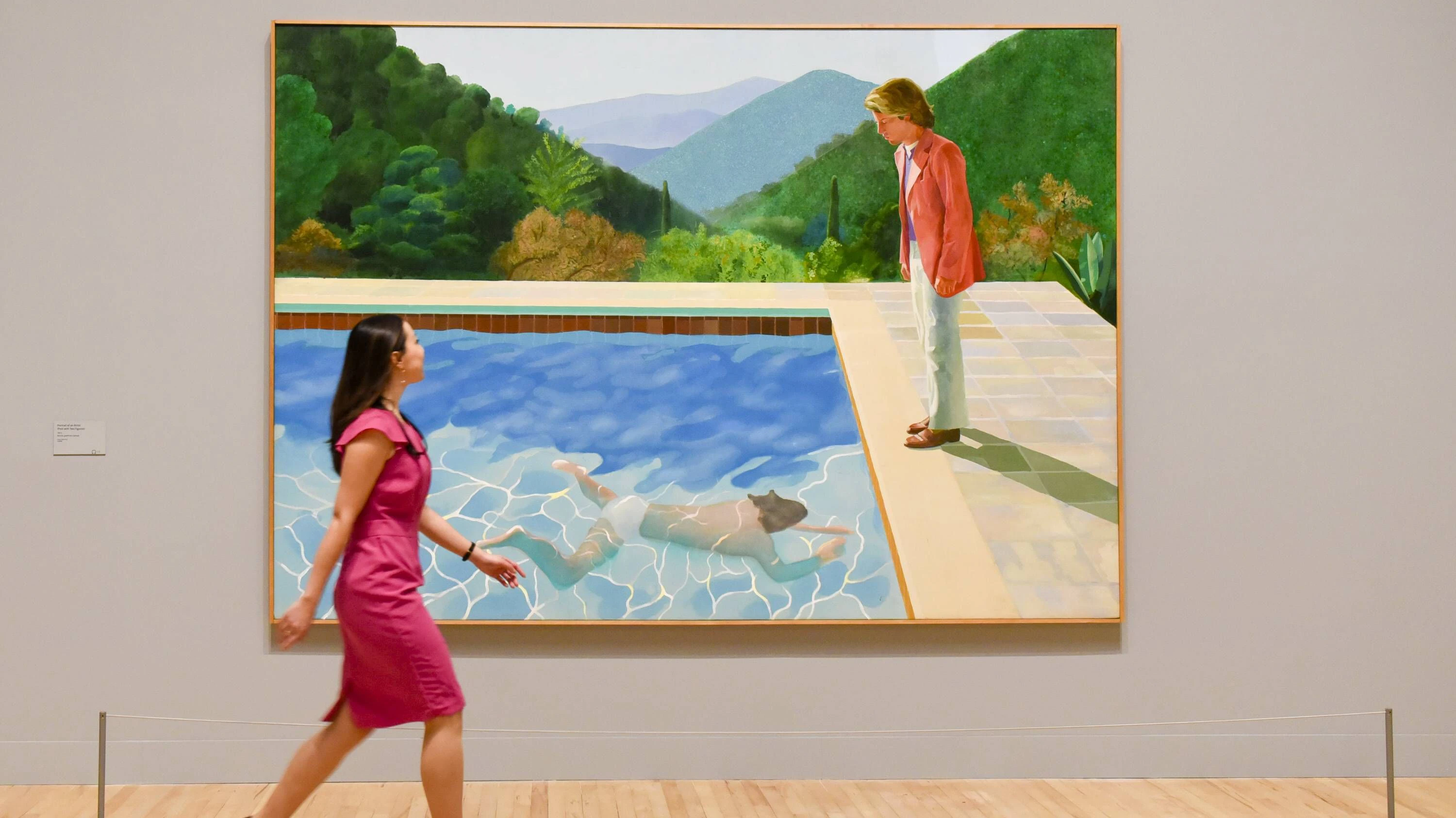 Eins von David Hockneys berühmtesten Werken: "Portrait of an Artist (Pool with Two Figures)" aus dem Jahr 1972.