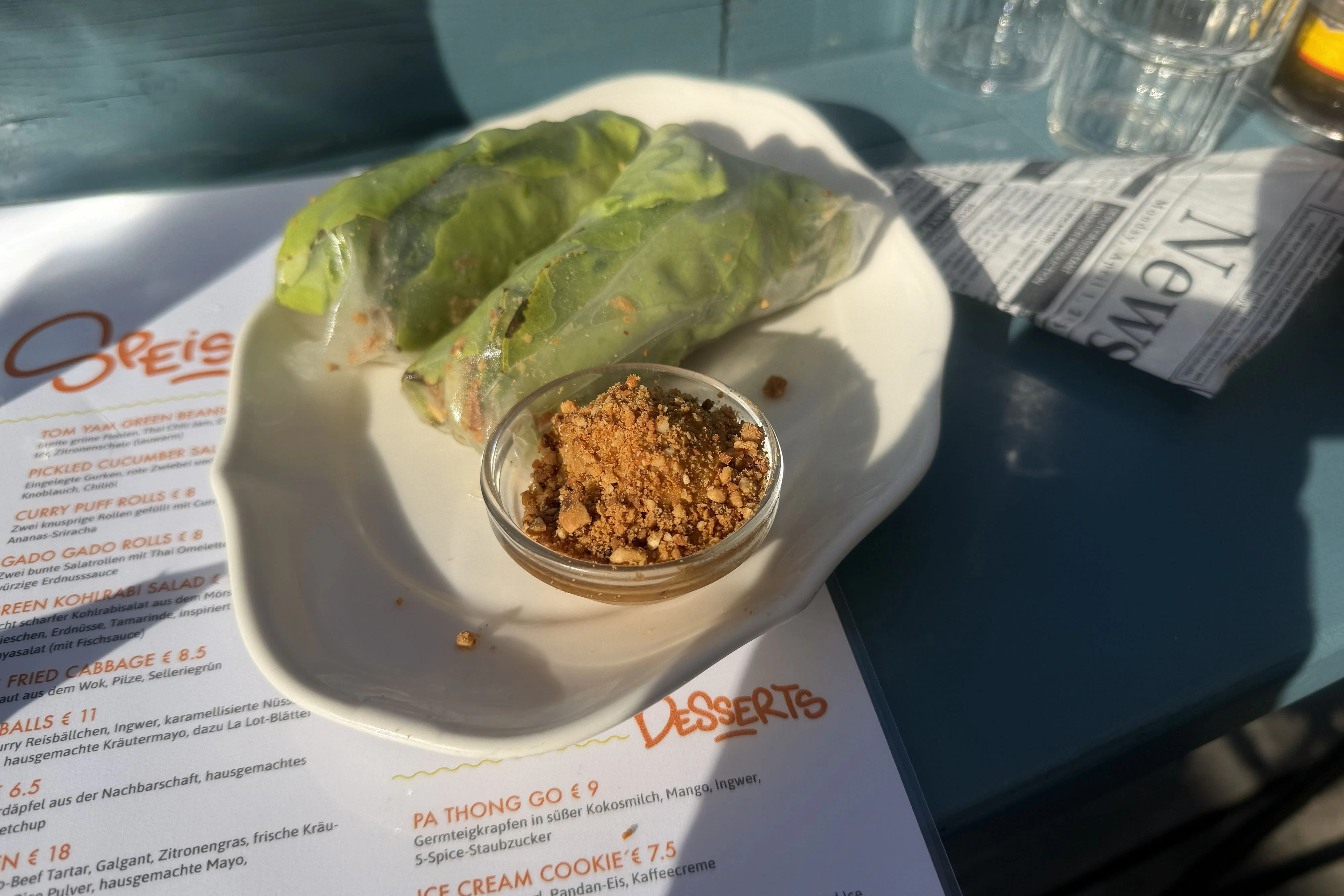 Rollen, Sauce, Grünzeug: Alters-Veganismus mit Widerlegungspotenzial