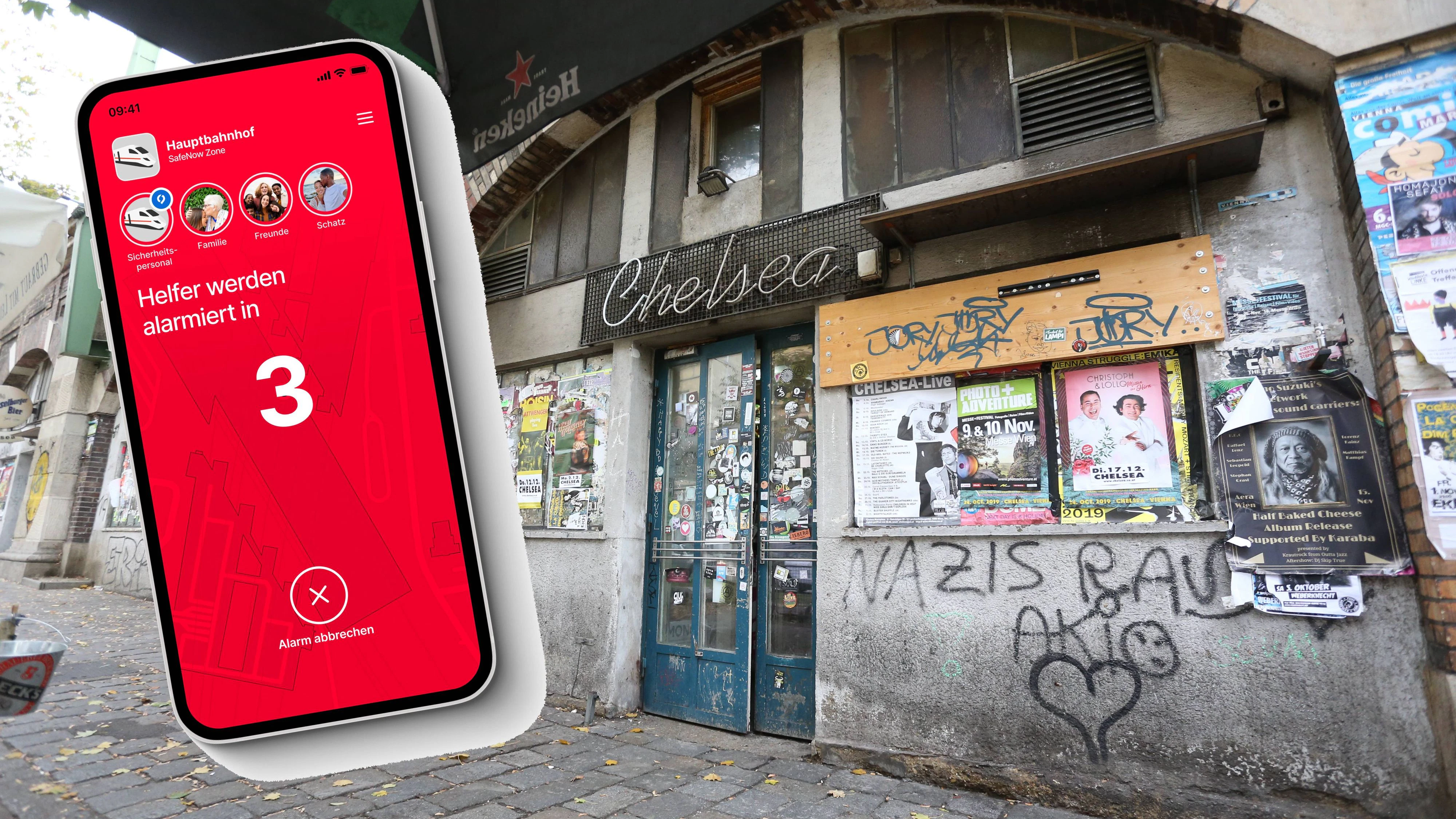 Alarm per App – Neues Notrufsystem für Wiens Nachtleben