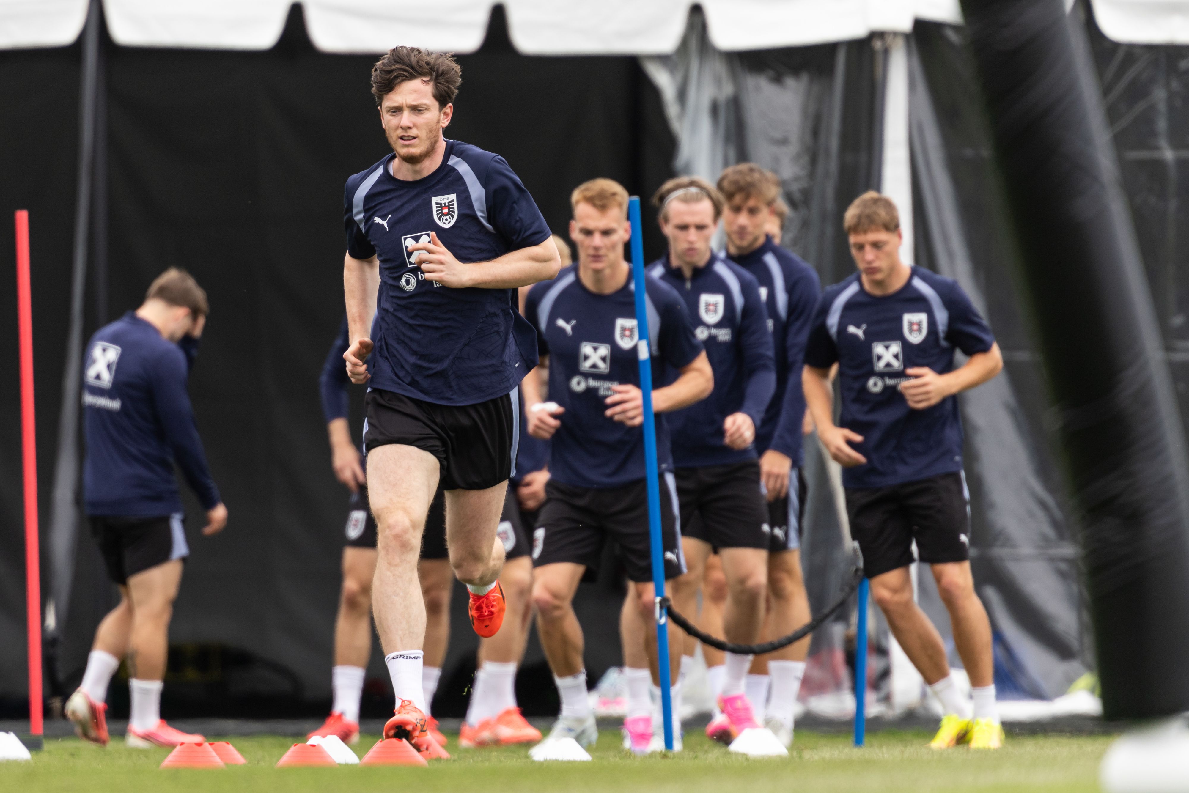 ÖFB-Ass Michael Gregoritsch gab erste Einblicke in ÖFB-Teamcamp.