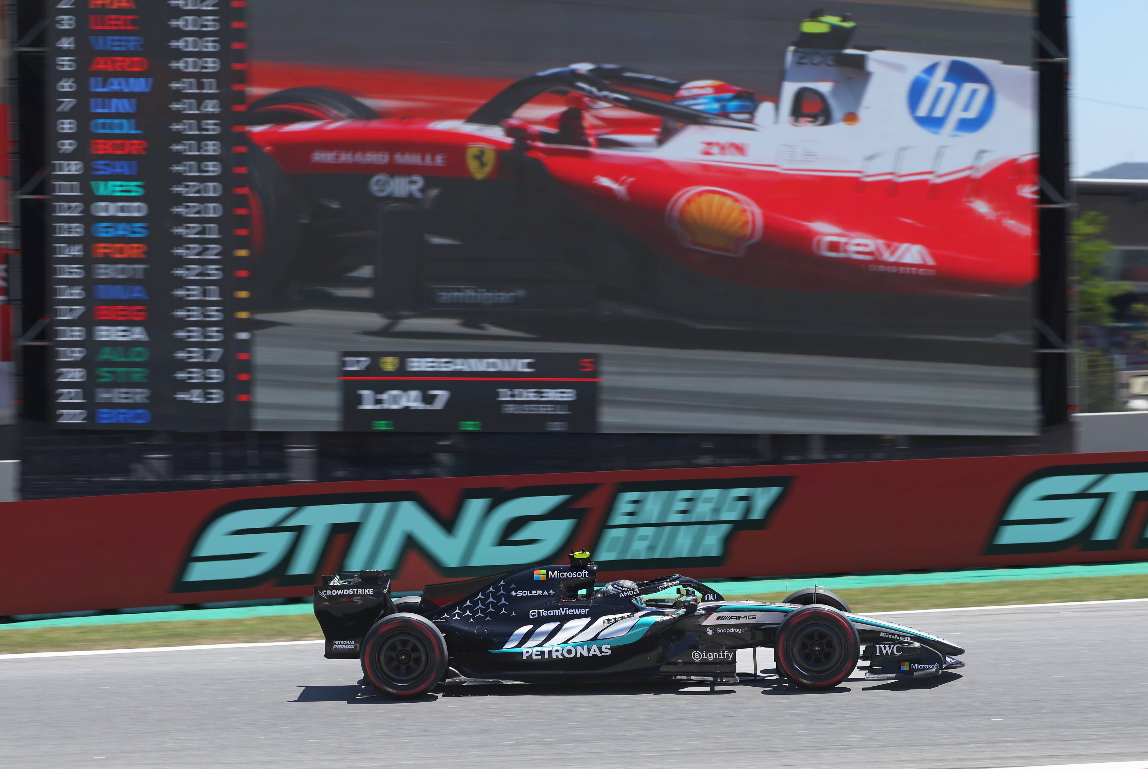 Auch in Barcelona gilt es Kimi Antonelli zu scchlagen.