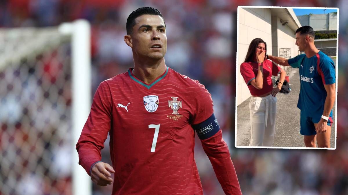 Influencerin Celine Dept trifft Fußball-Star Cristiano Ronaldo. 