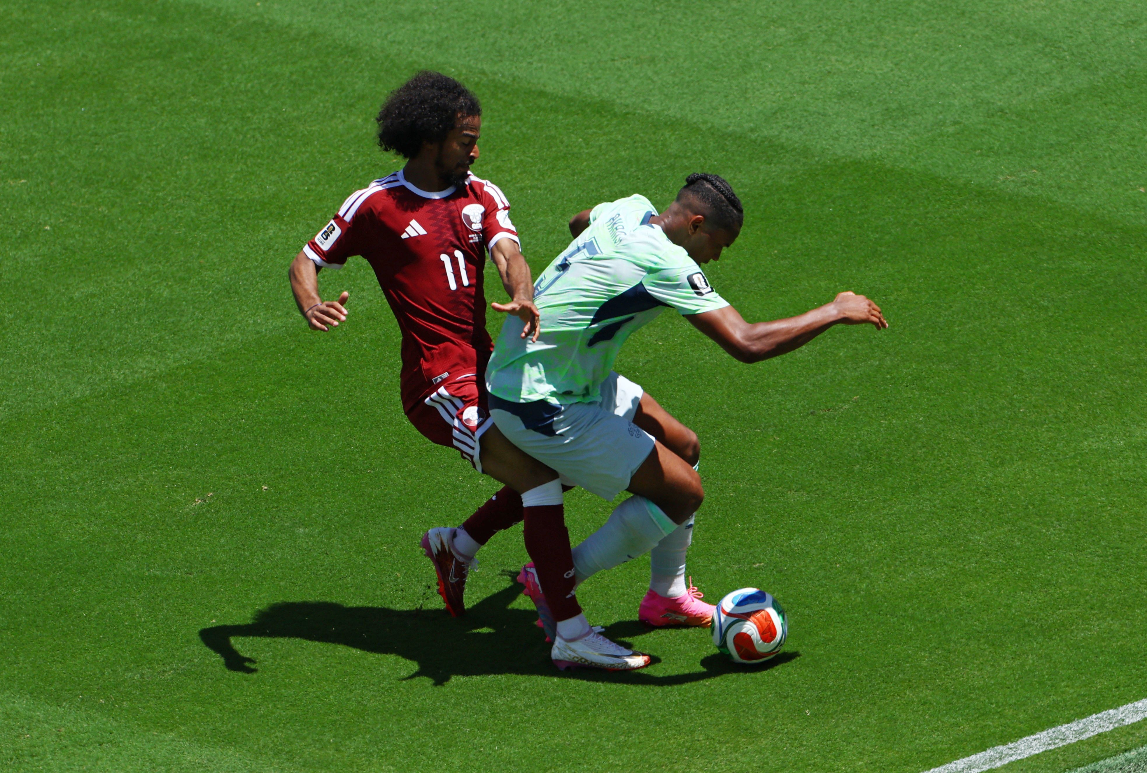 Katar im Duell mit der Schweiz. 