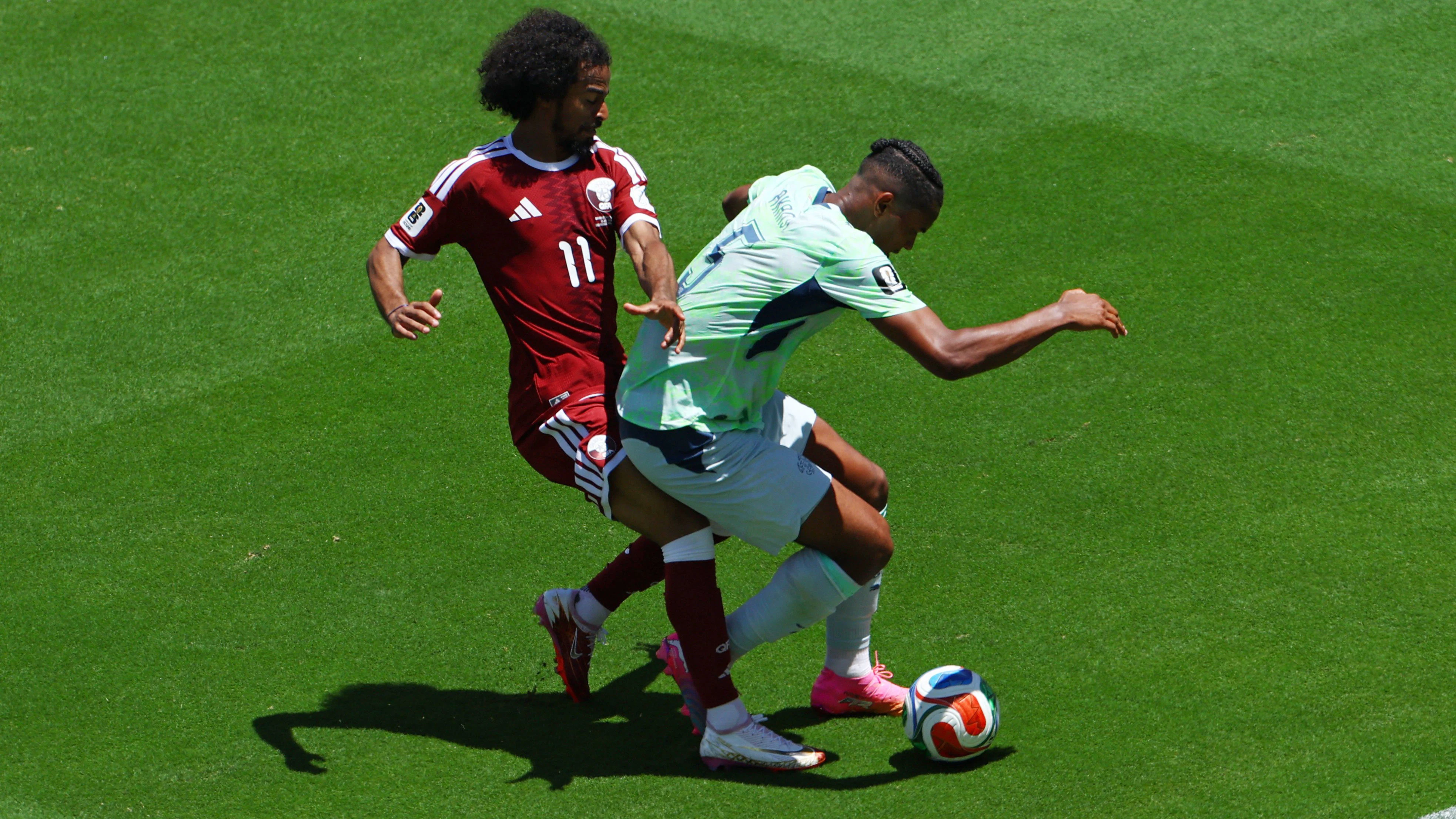 Katar im Duell mit der Schweiz. 