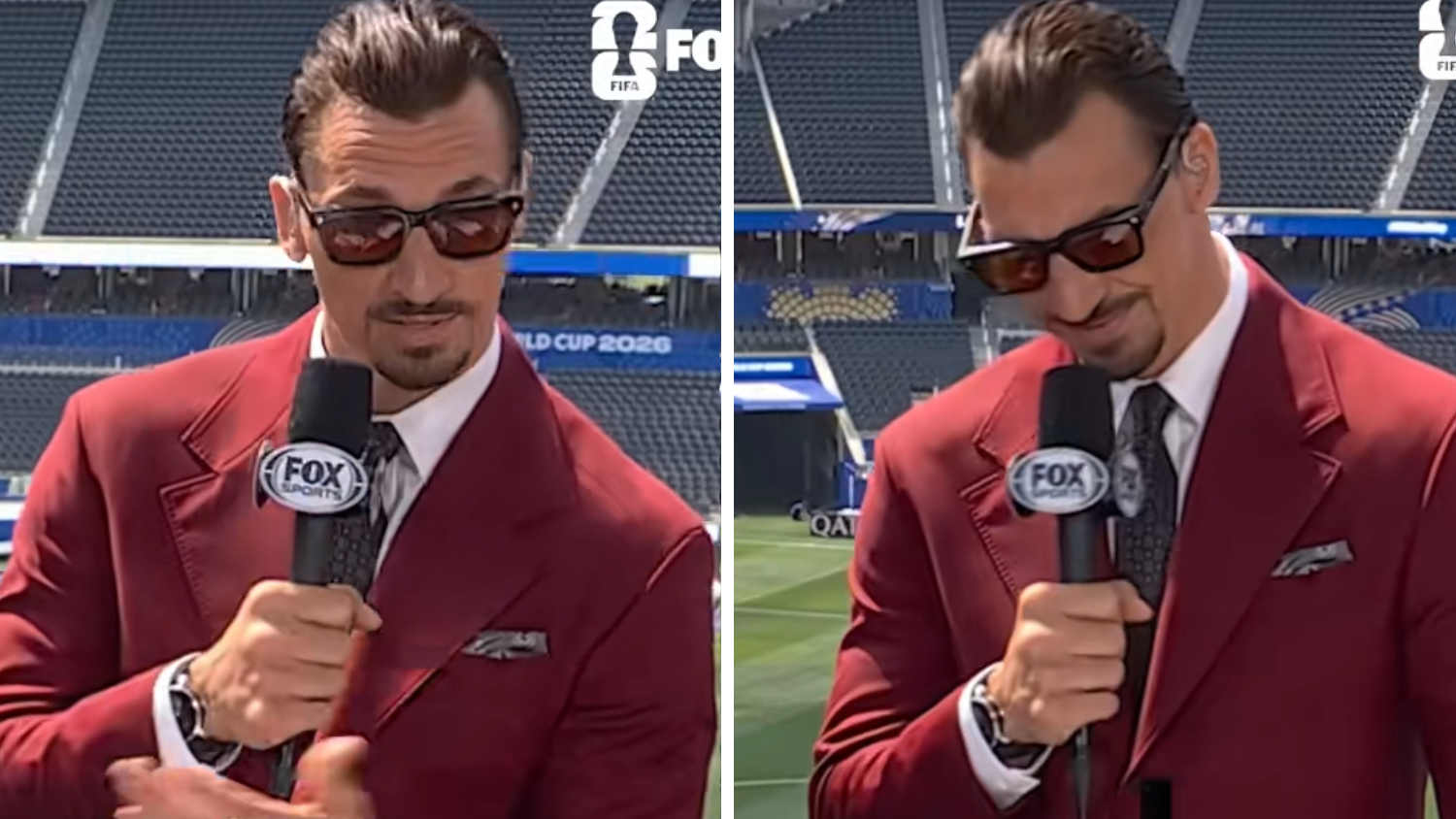 Zlatan Ibrahimović wirkt vor der Kamera, als hätte er nie etwas anderes gemacht.