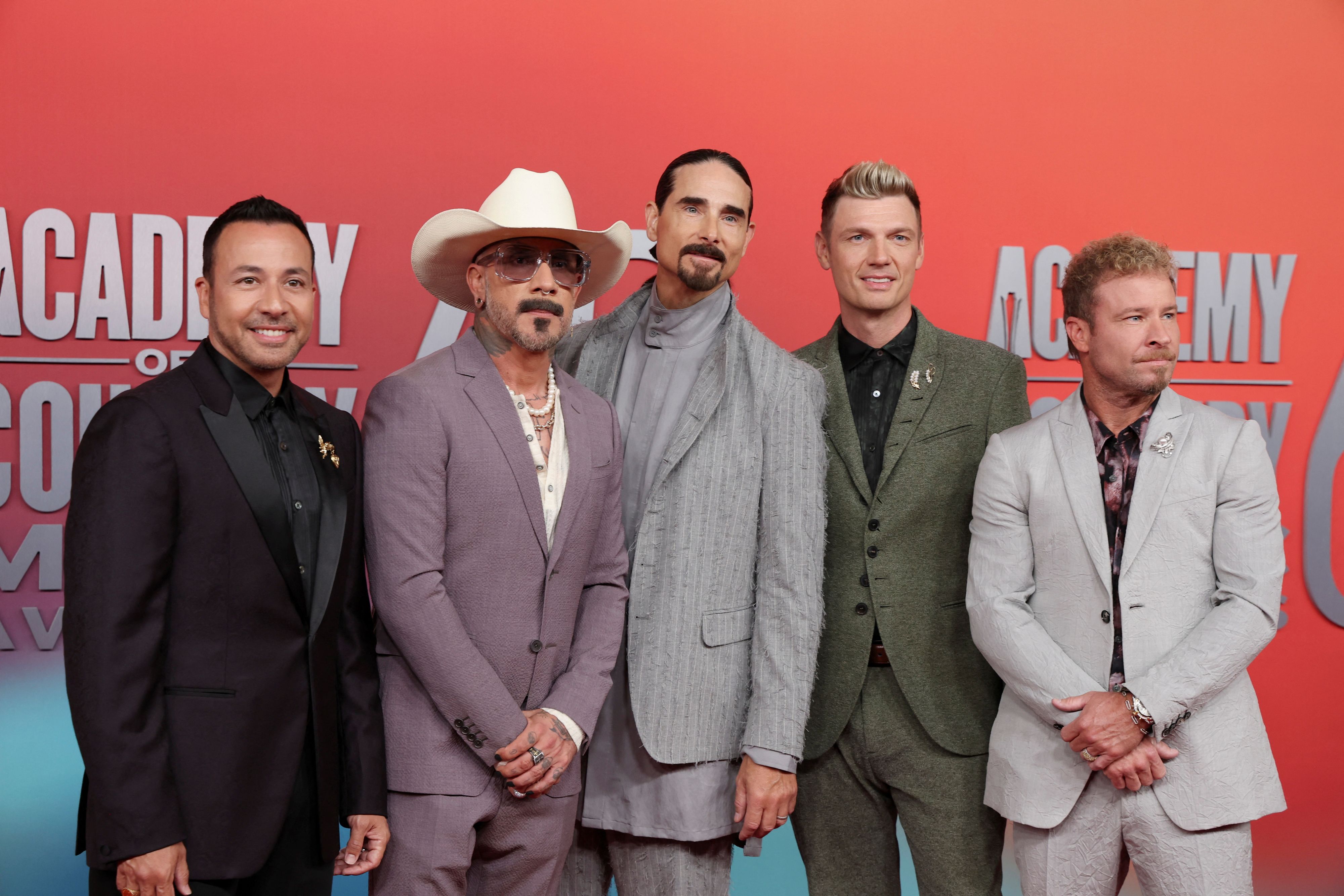 <strong>Backstreet Boys</strong> bei den 60th Academy of Country Music (ACM) Awards in Frisco, Texas, 2025.
