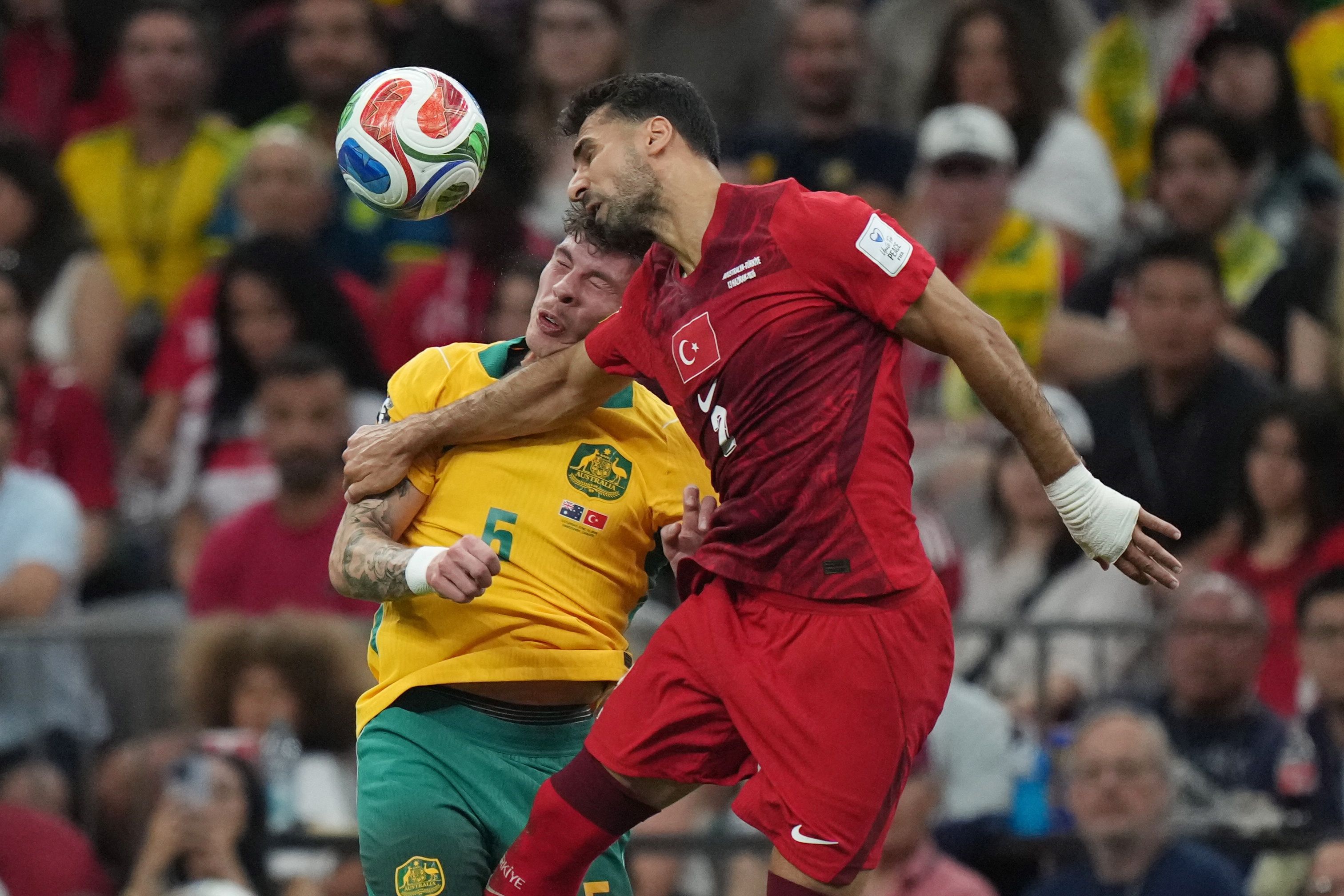 Die Türkei ließ sich von den Socceroos überrumpeln.