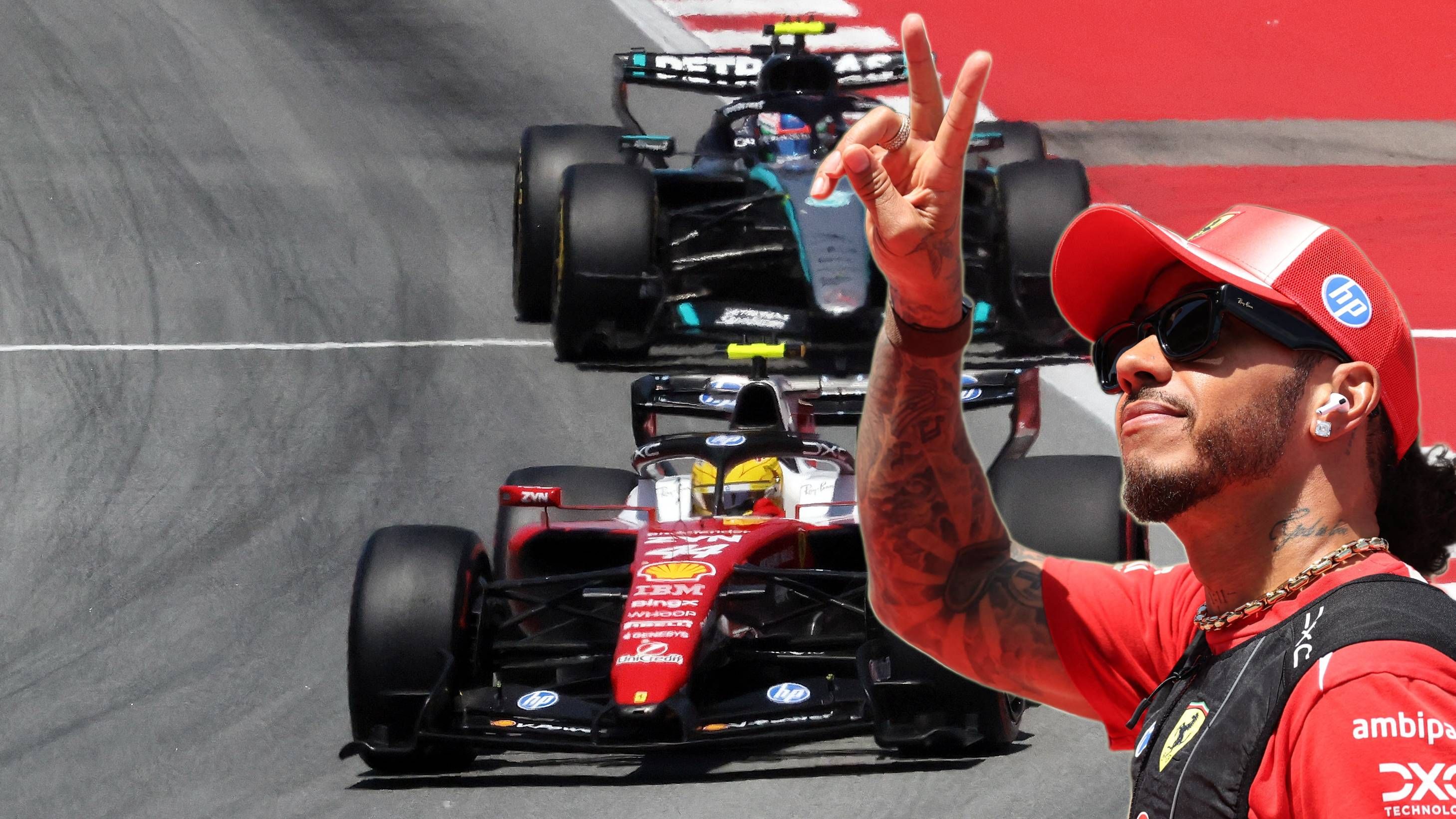 Heute.at - Hamilton feiert in Barcelona Premieren-Sieg für Ferrari