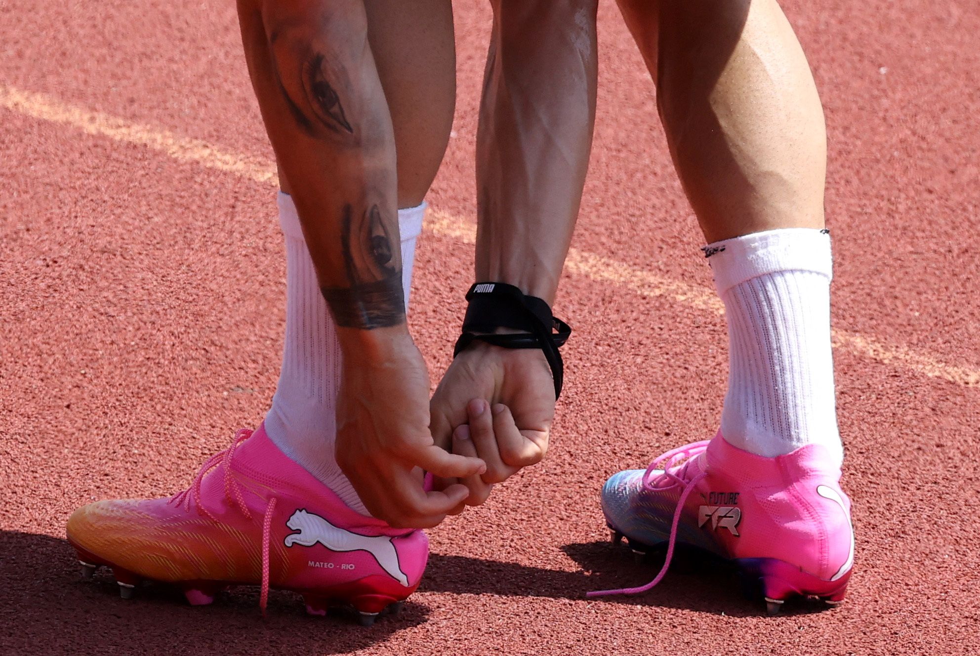 Das Schuhwerk von Spaniens Marc Cucurella