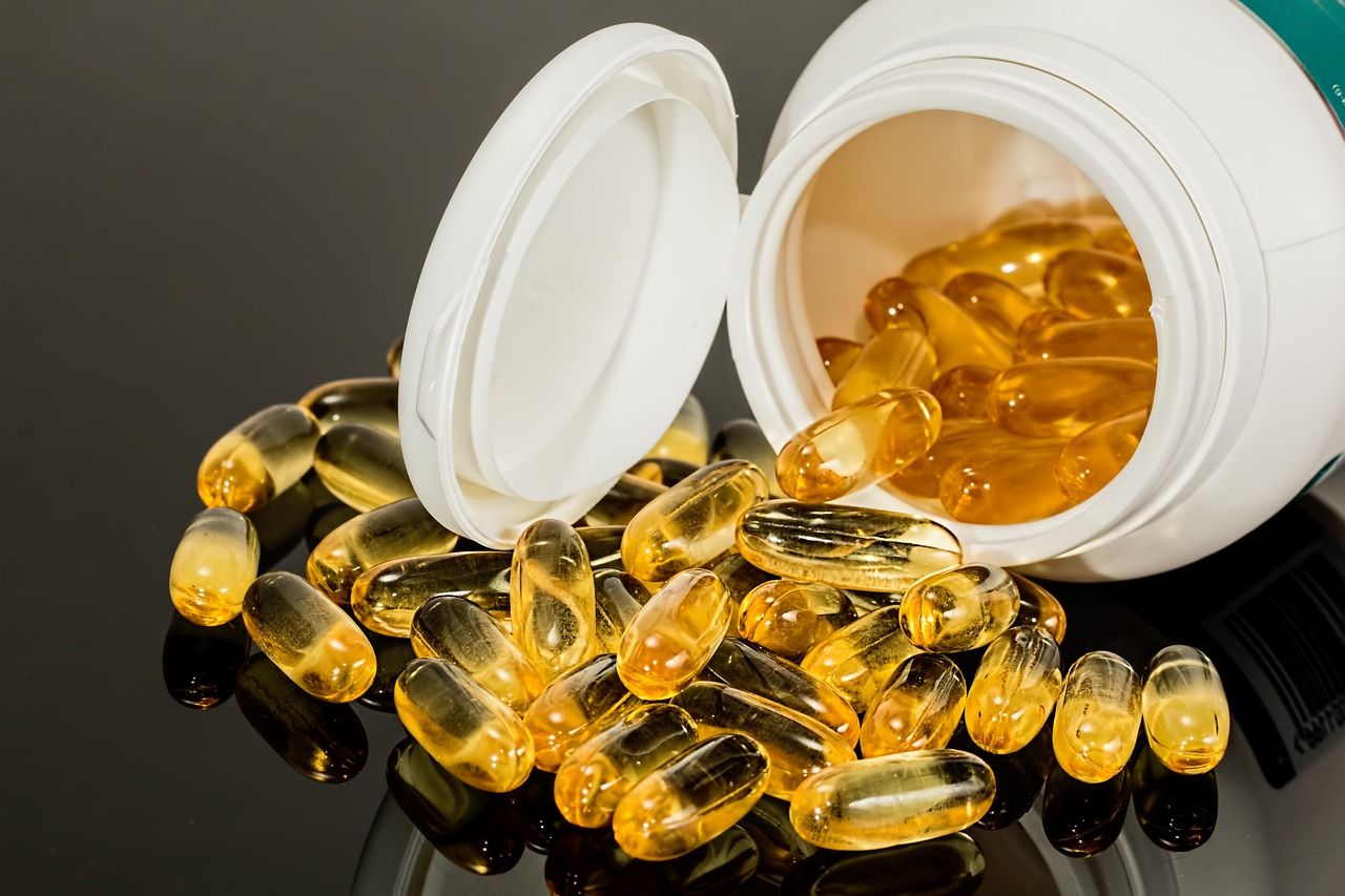 Vitaminkapseln und Nahrungsergänzungsmittel für Spitzensportler