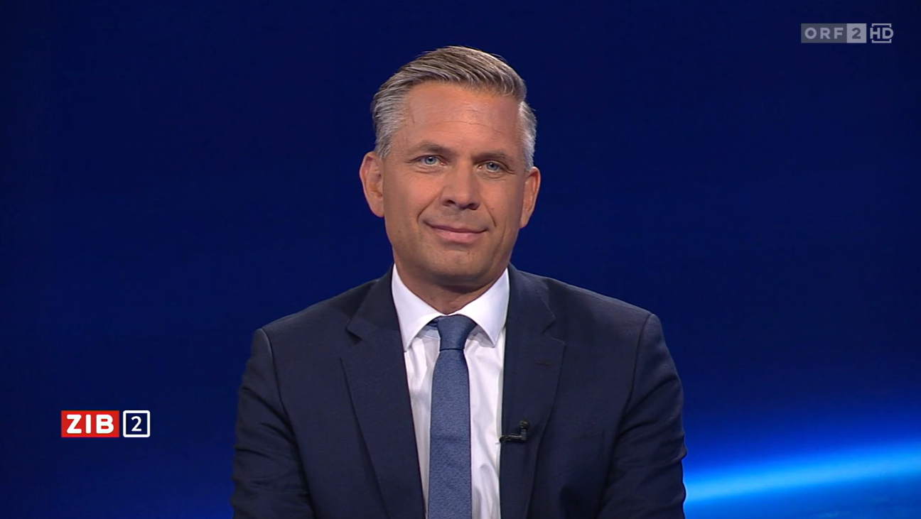 Wirtschaftsminister Wolfgang Hattmannsdorfer in der 