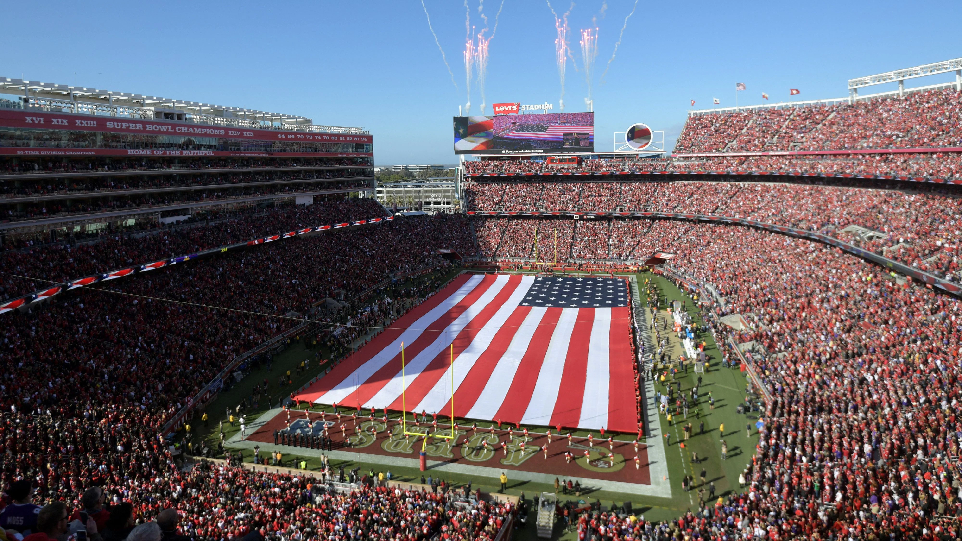 Das Levi's Stadium in Santa Clara. 