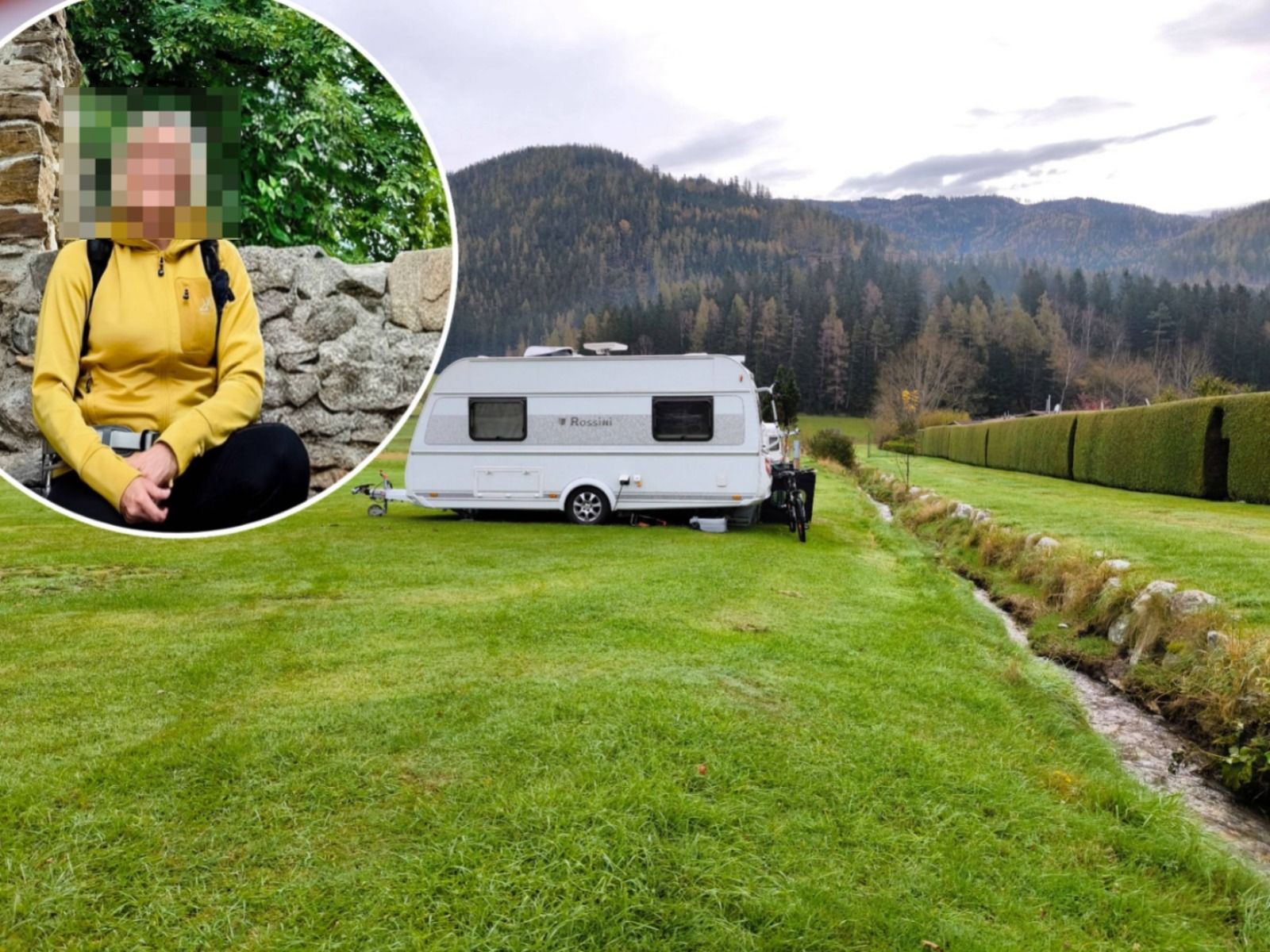 Der Wohnwagen wurde beim Pickerltermin massiv beschädigt.