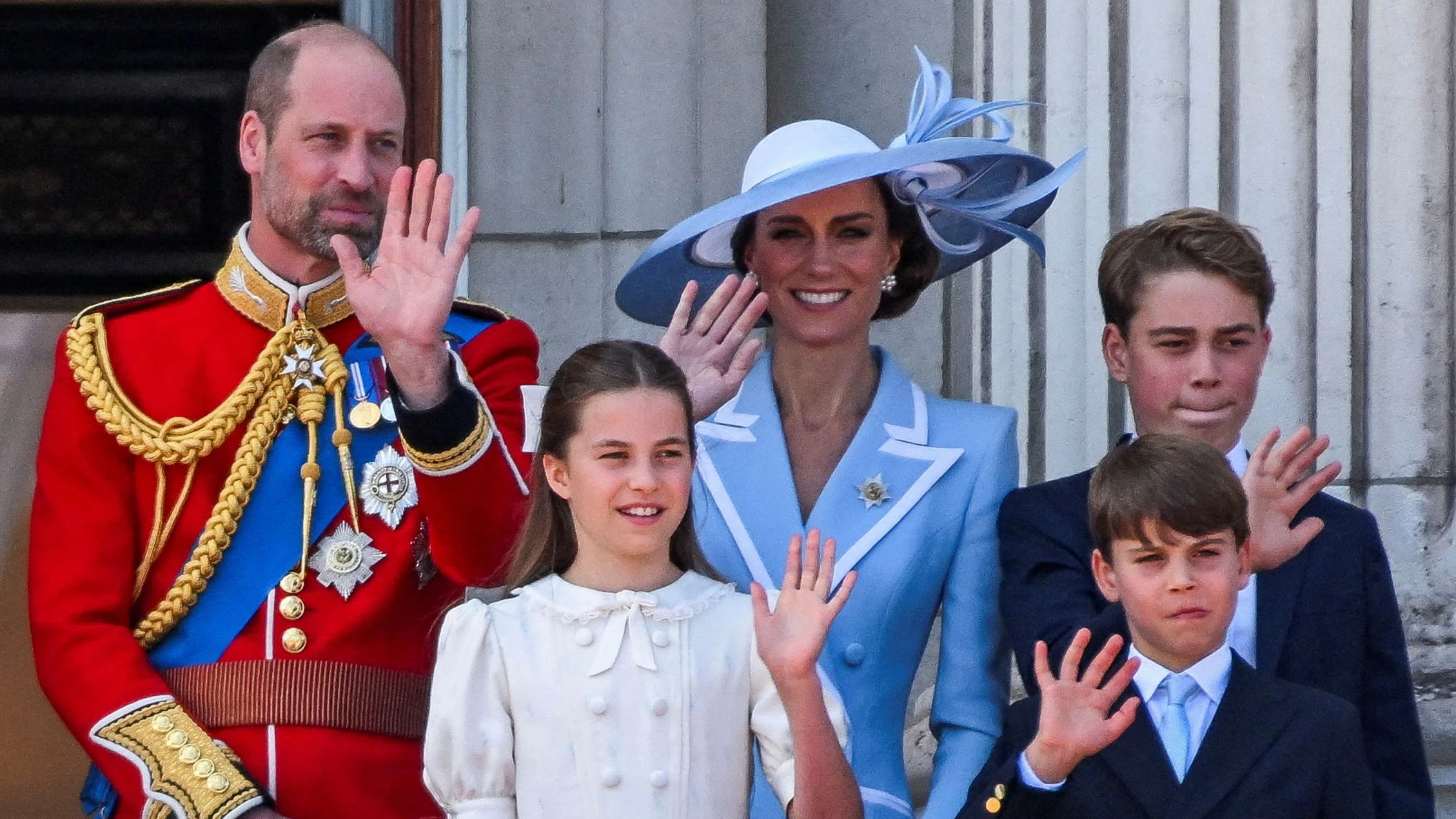 Die britischen Royals zeigten sich wieder am Balkon.