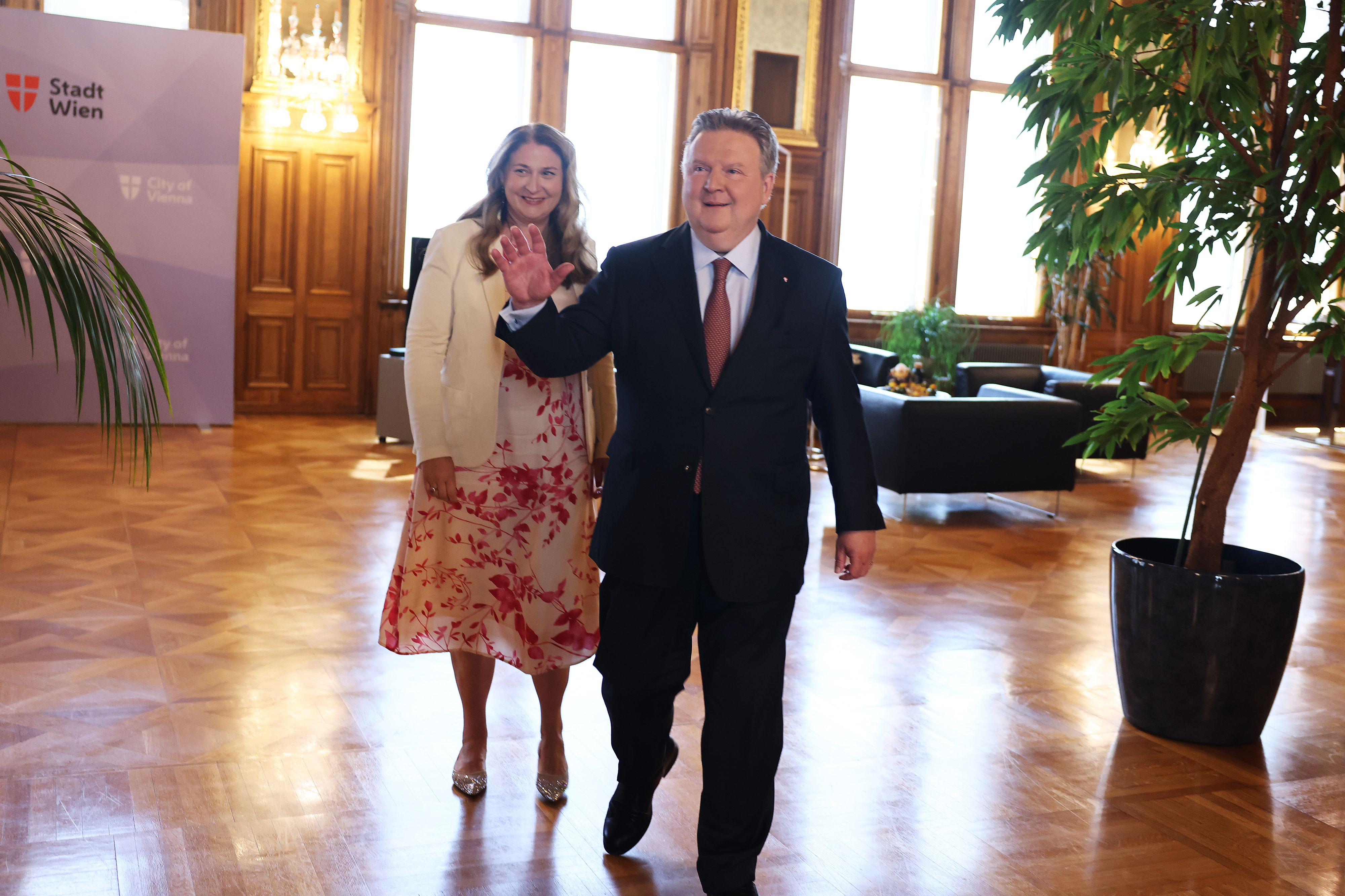 Vizebürgermeisterin und Stadträtin für Internationales, Barbara Novak und Bürgermeister Michael Ludwig betonen die Wichtigkeit von moderner Standortpolitik.
