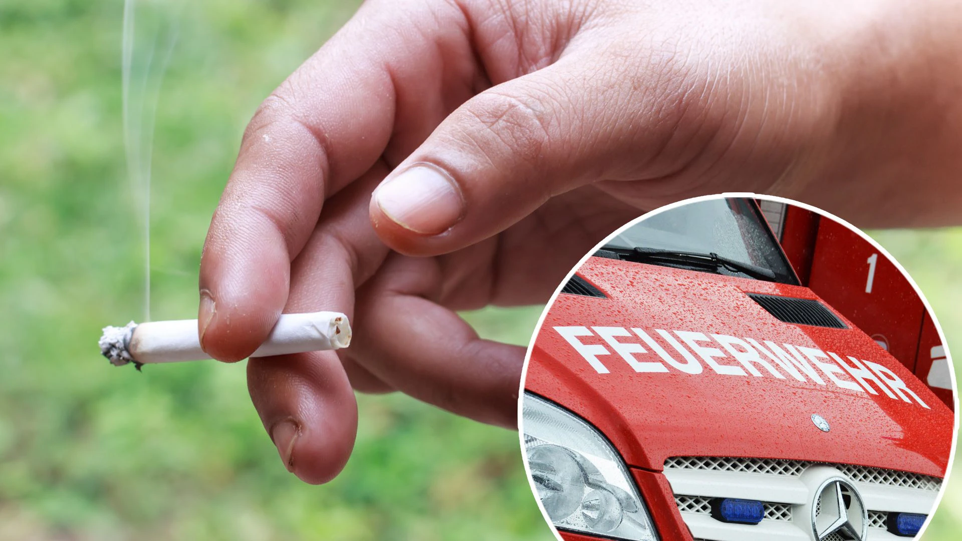 Heute.at - Fremder wirft Tschick in Hecke: Drei Menschen im Spital