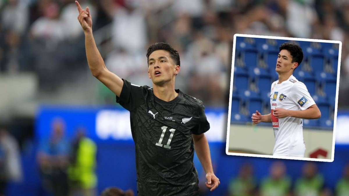 WM-Star Elijah Just schnürte den Doppelpack für Neuseeland, vor einem Jahr kickte er noch in Österreich. 